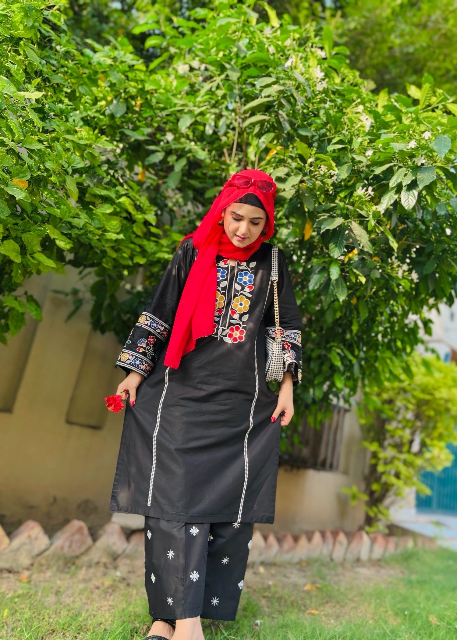 Shehroz Fashion ZARA LAWN EMBROIDERY SUIT FOR WOMEN AND YOUNG GIRLS Women 2pcs