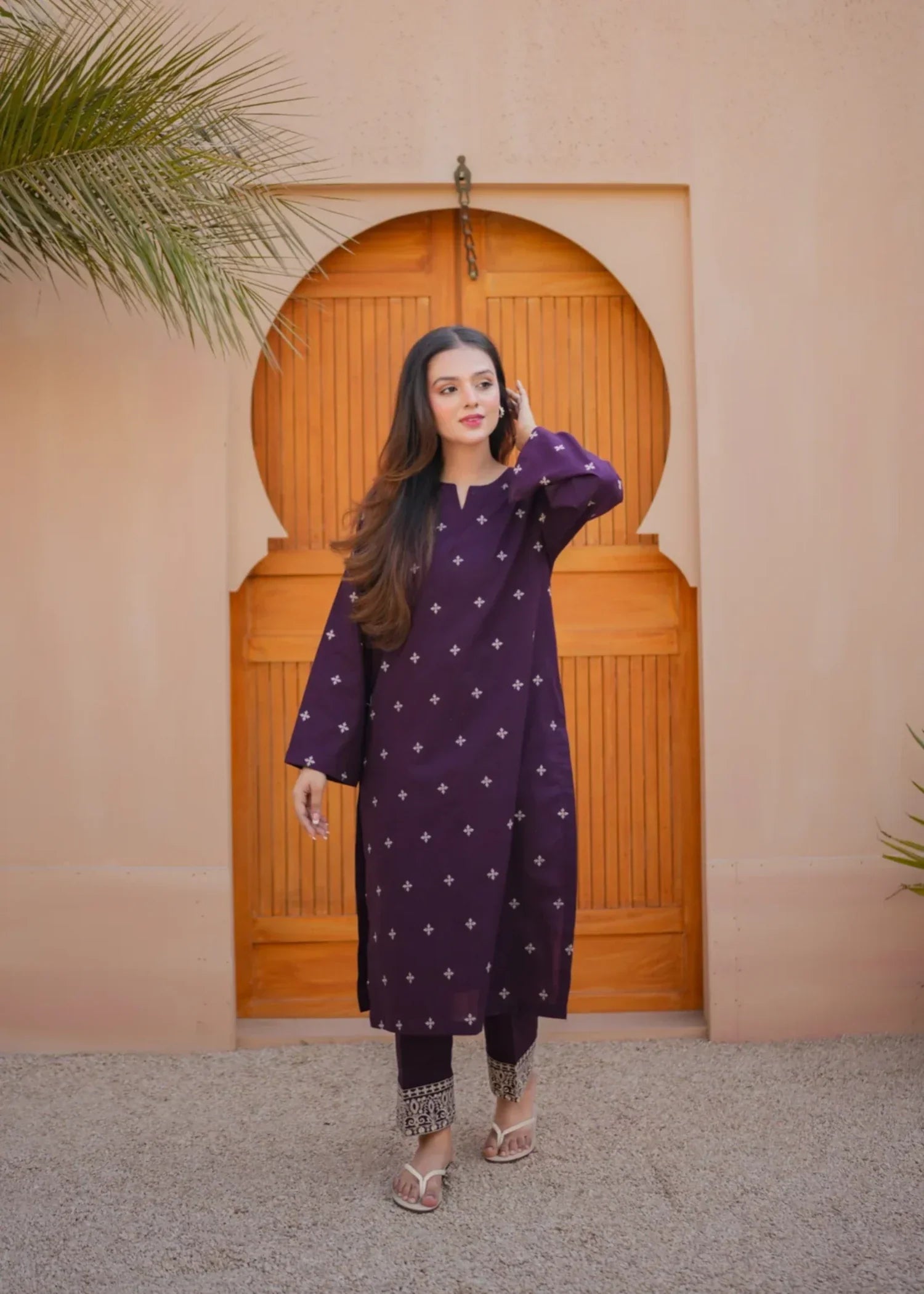 Kashqai Nyra Embroidered Women 2pcs