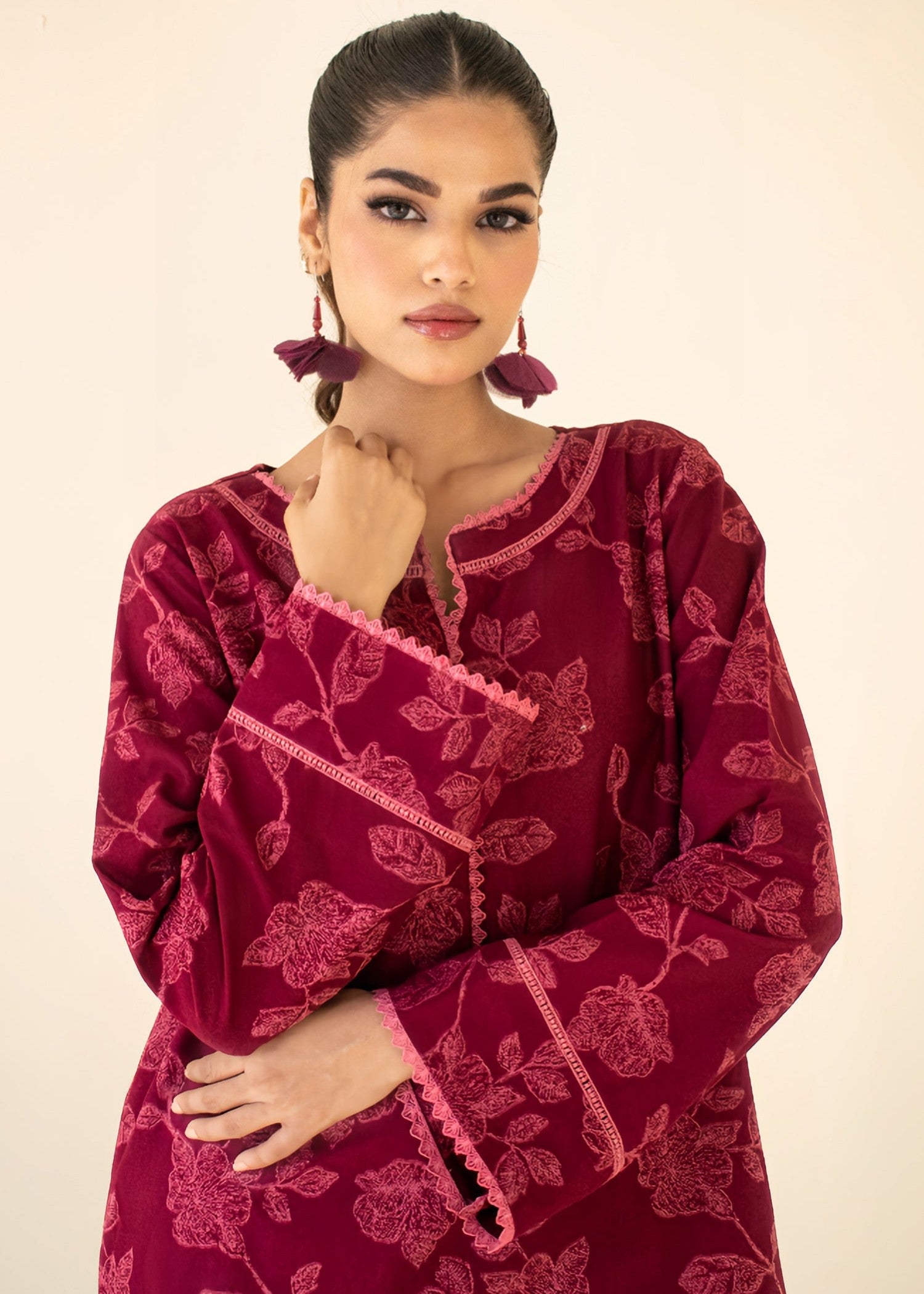 Orient Stitched | | Premium Dyed Lawn Jacquard | WRCY24S 2010 Women 2pcs