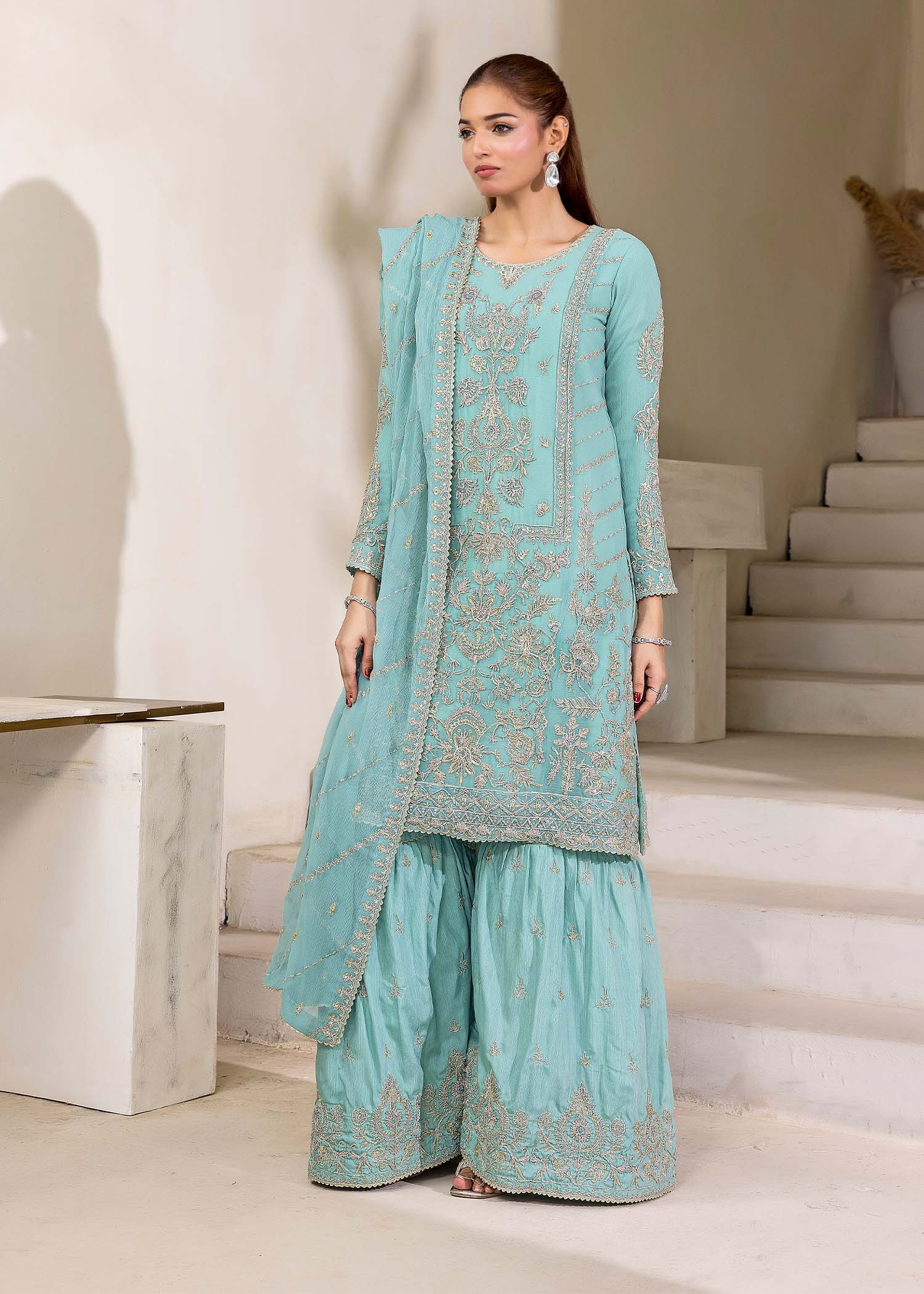 Kanwal Zainab AQUA ELEGANCE Women 3pcs