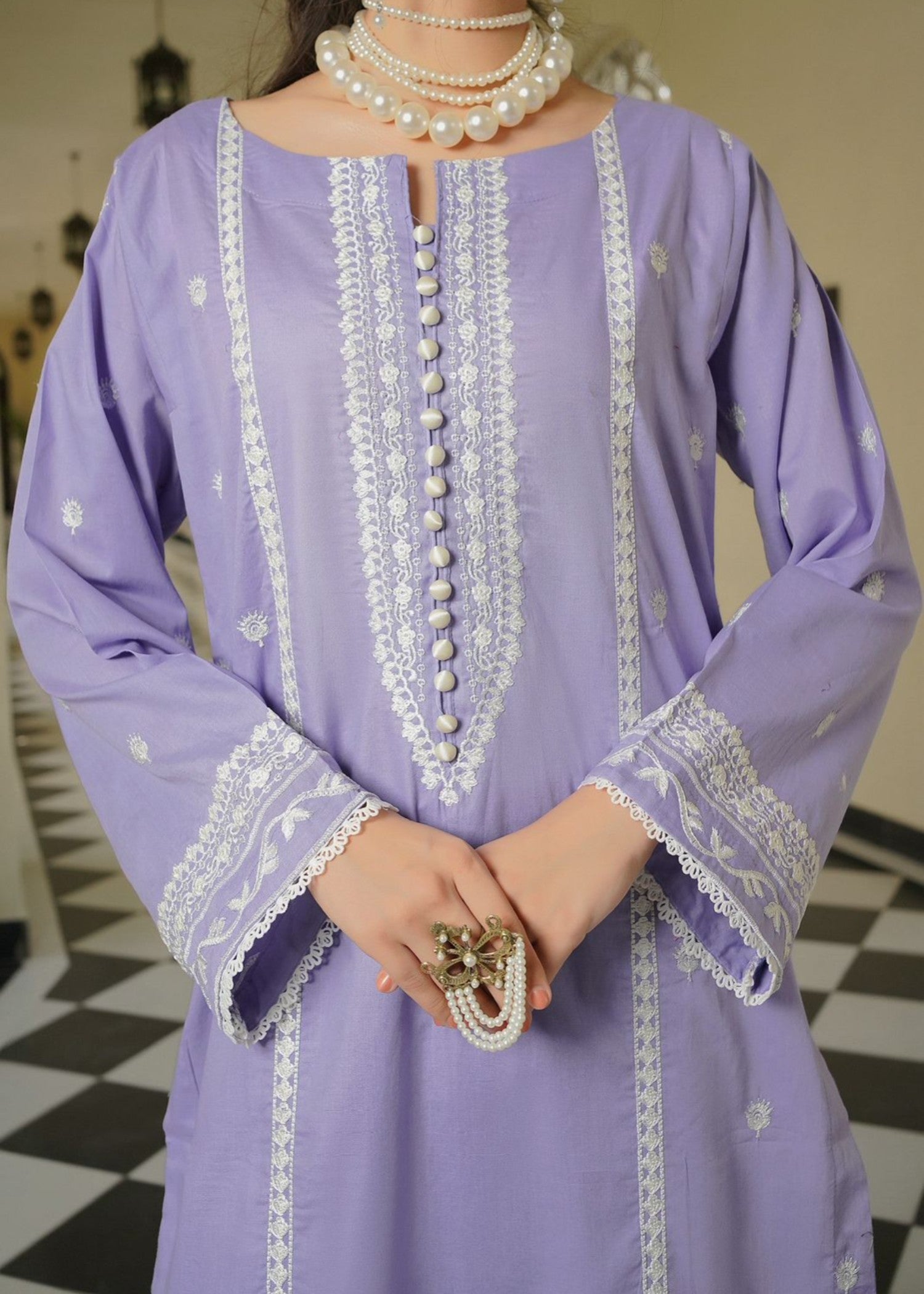 Rangoon Clothing Zaina Lavender Women 3pcs