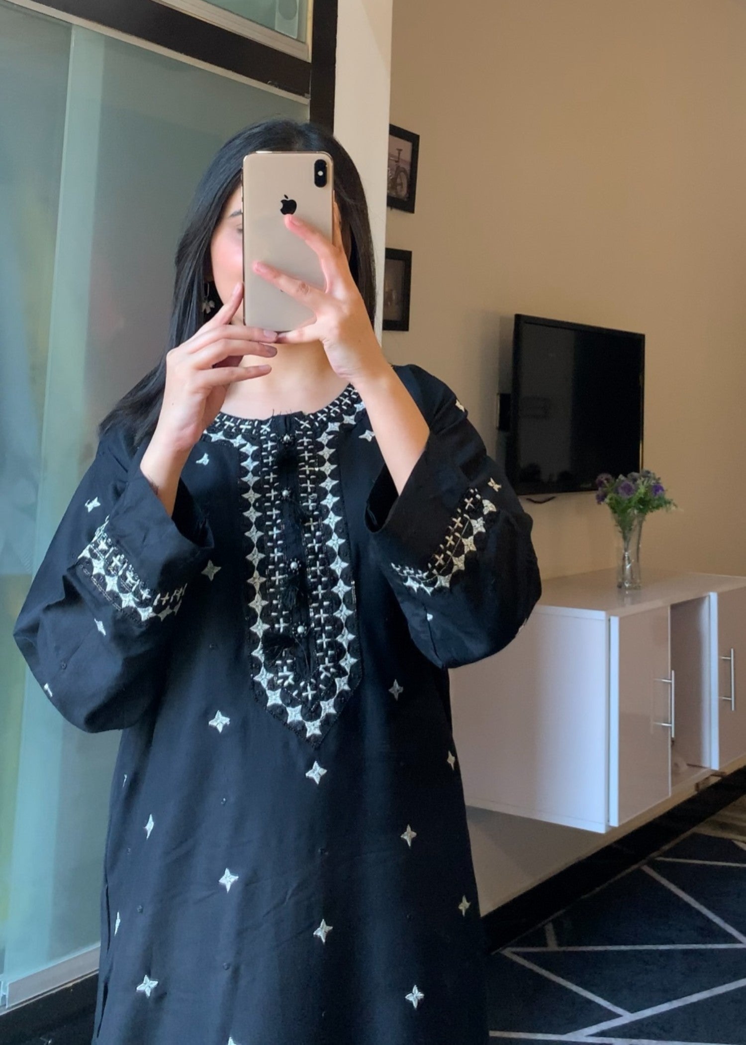 Tawakal Closet BLACK TUSSEL Women 2pcs