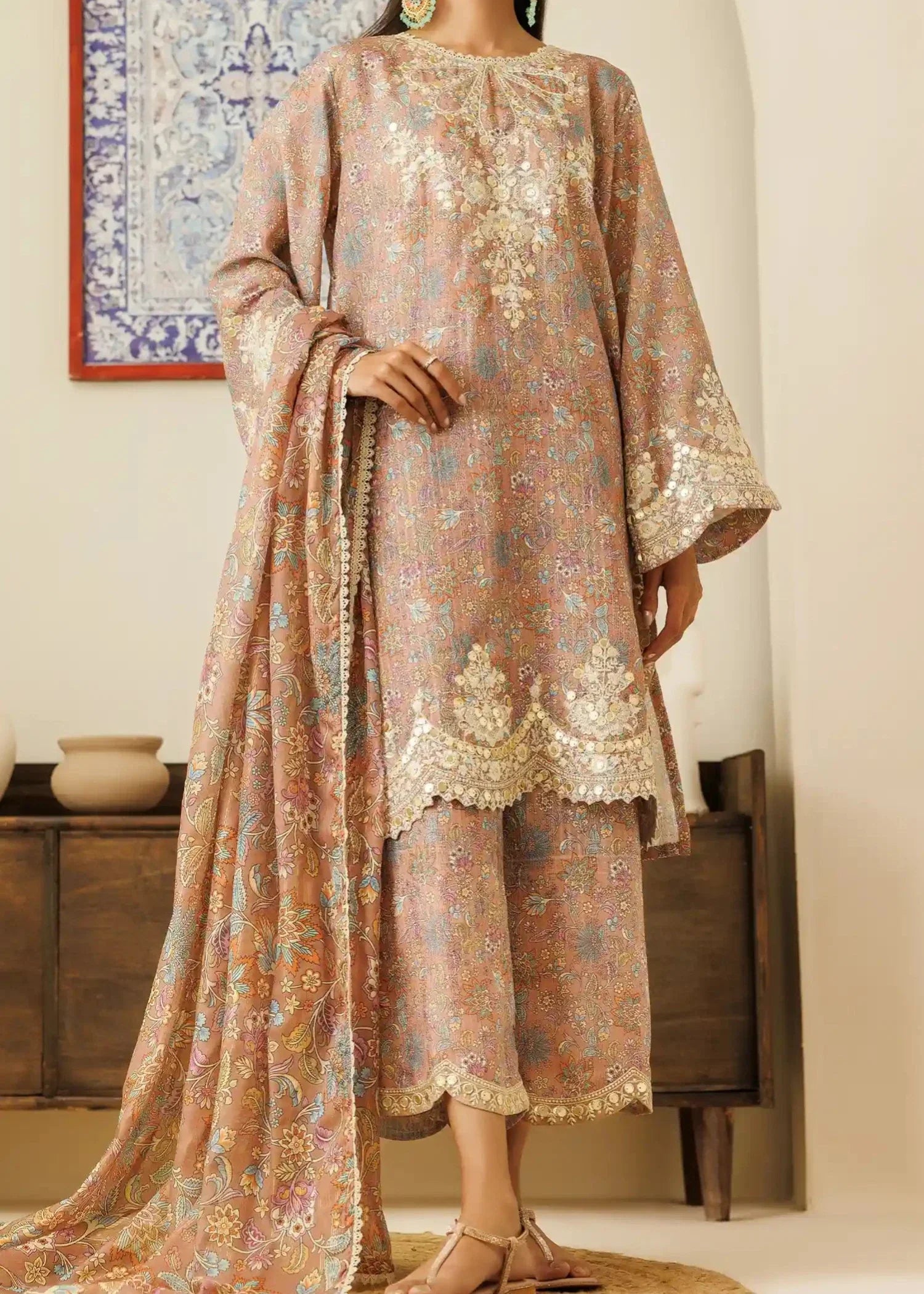 Orient Stitched | | Luxury Festive Formal | WRFZ24S 3002 Women 3pcs