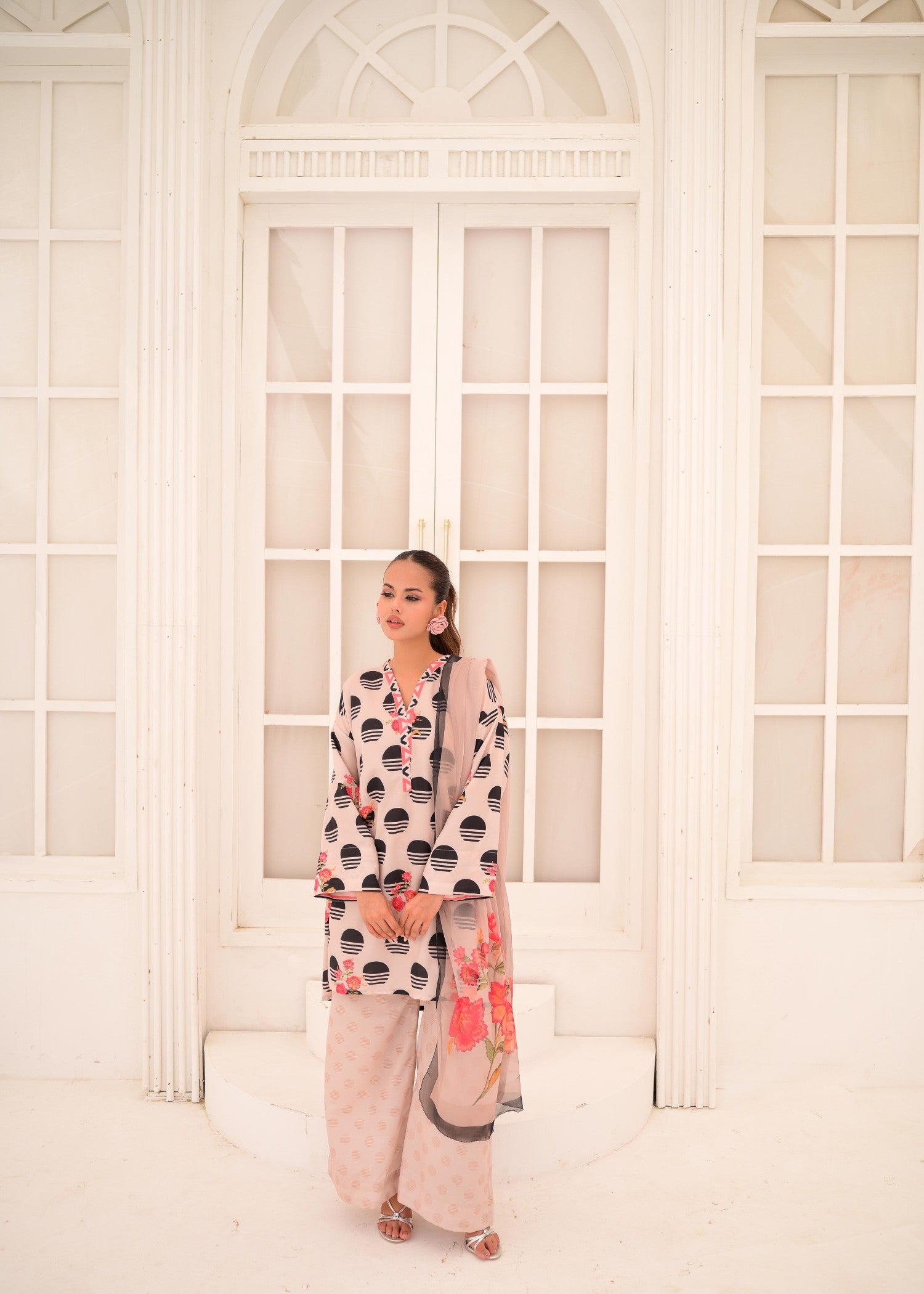 The Affordable Designer Black polka Women 3pcs