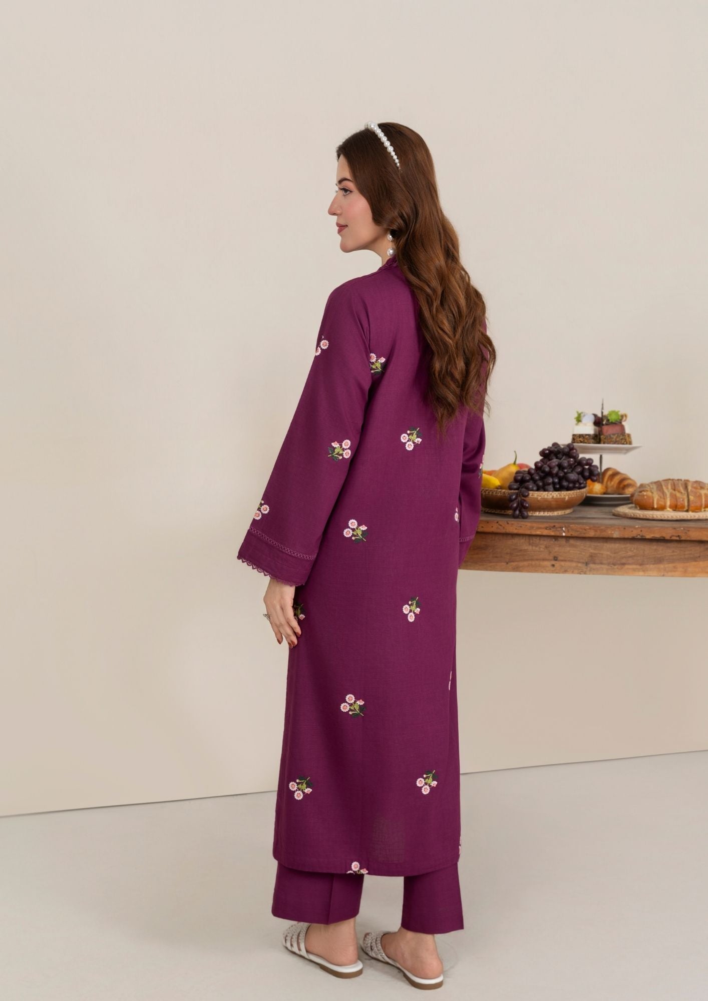 Yolo Pret Multi Embroidered Alpine AML W25 0002 Women 2pcs