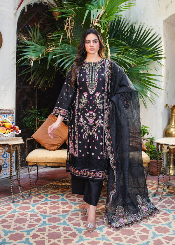 Safdar Embroidery Pure Lawn Embroidered 03 Women 3pcs