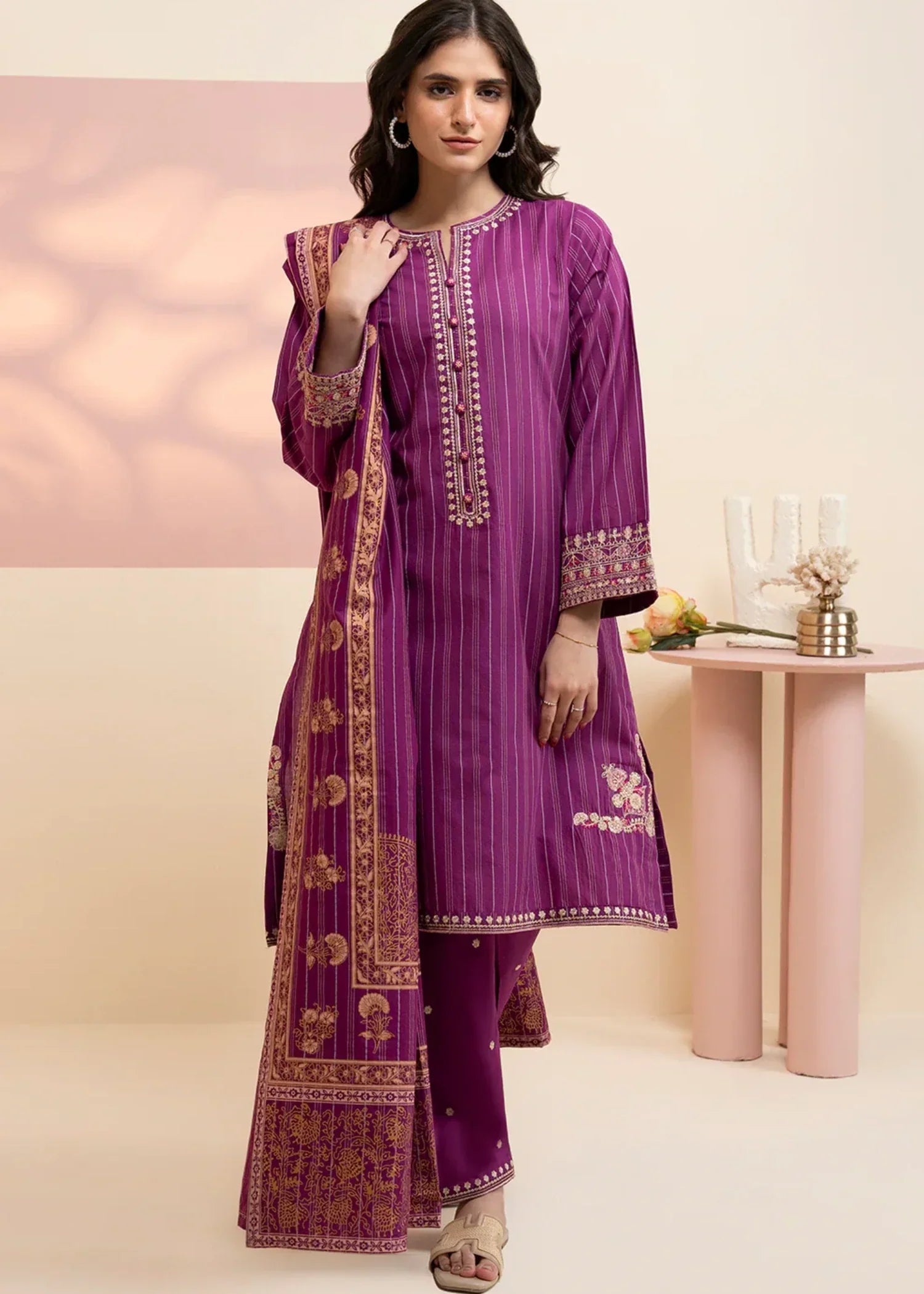 Zellbury WPW2433389 Plum Women 3pcs