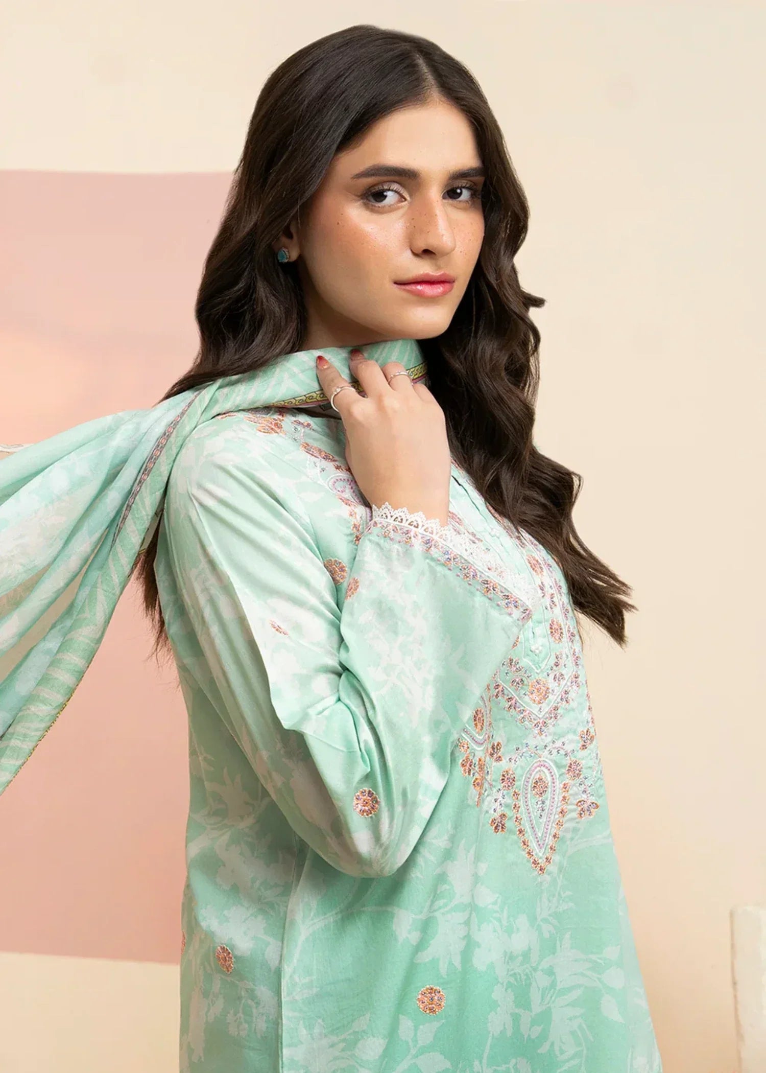 Zellbury WPS2531455 Mint Green Women 3pcs