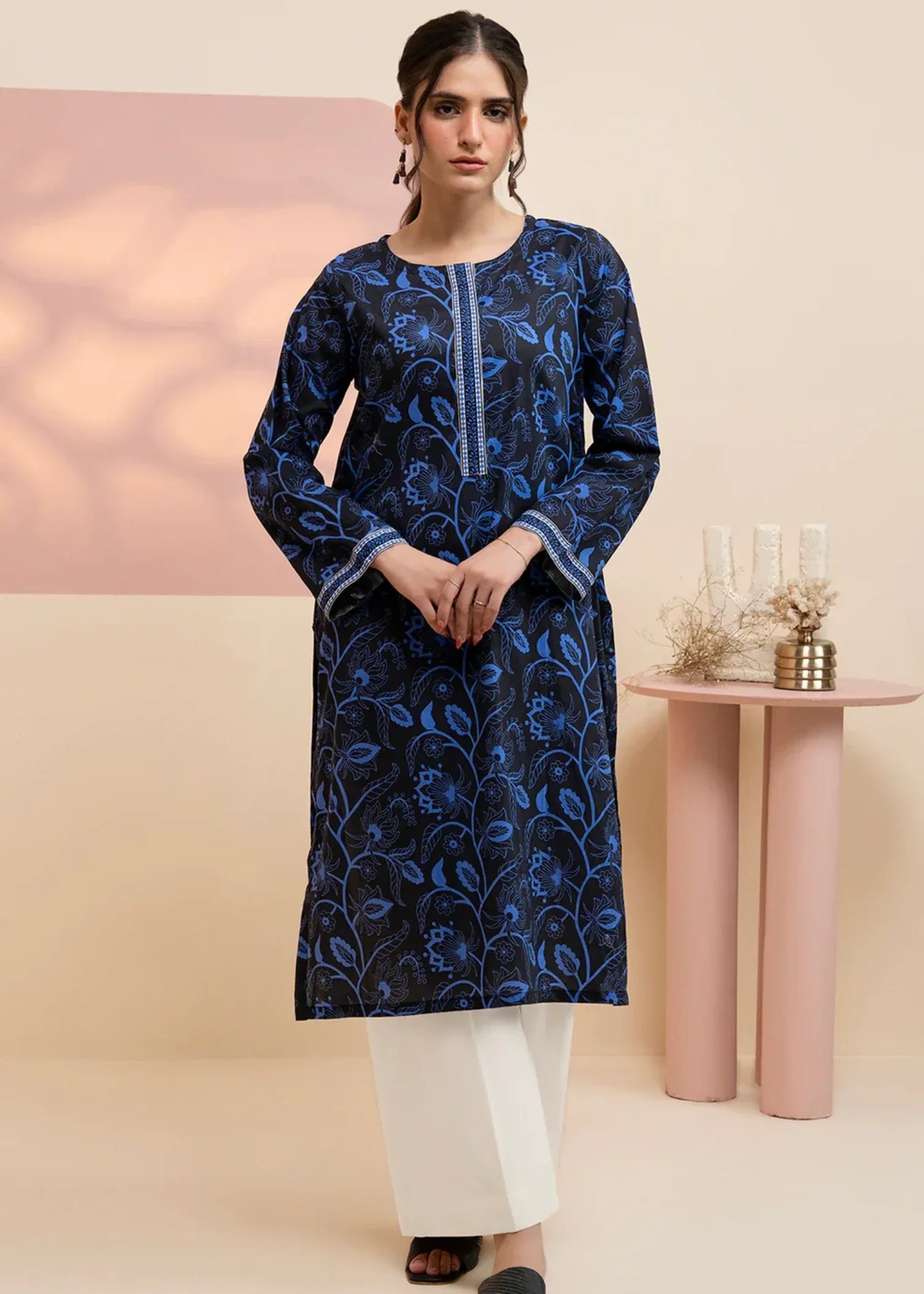 Zellbury WPS2511994 Navy Blue Women 1pcs