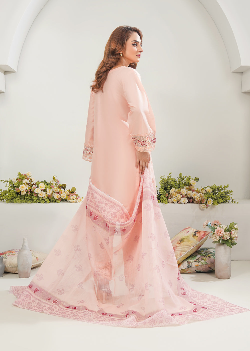 Elara Official Blush Petal Chicken kari Women 3pcs