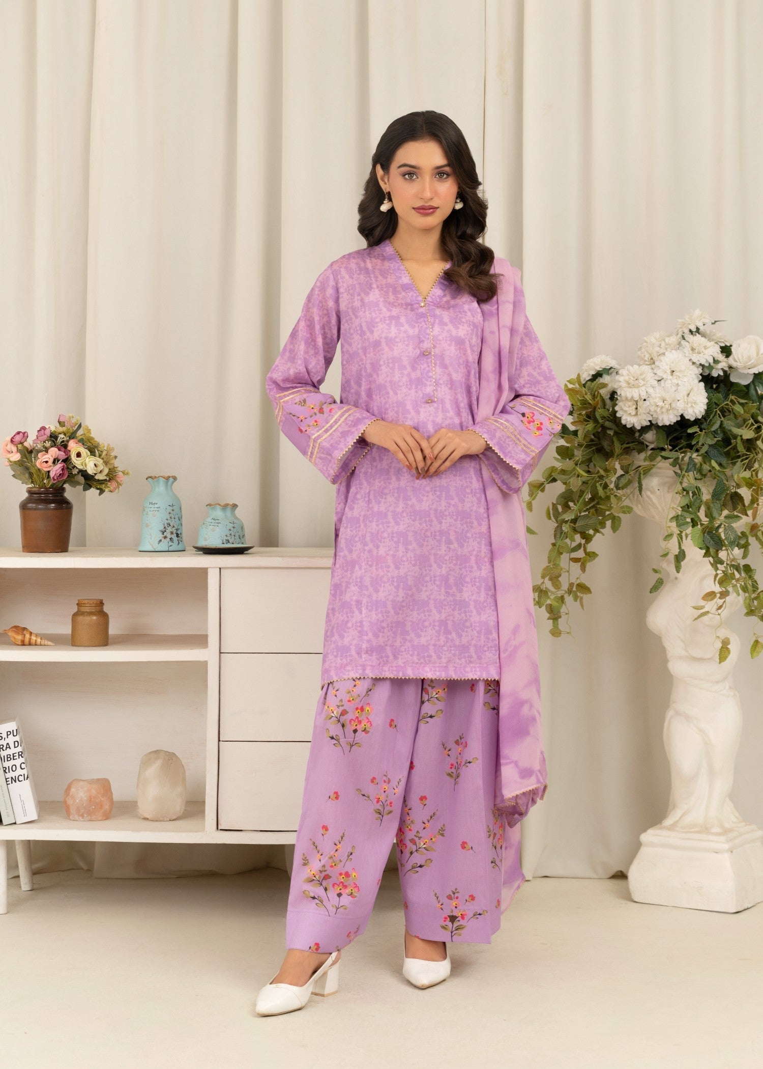 Yolo Pret Tie&Dye Digital Print Lawn with Farshi Shalwar FATAH F25 0005 Women 3pcs