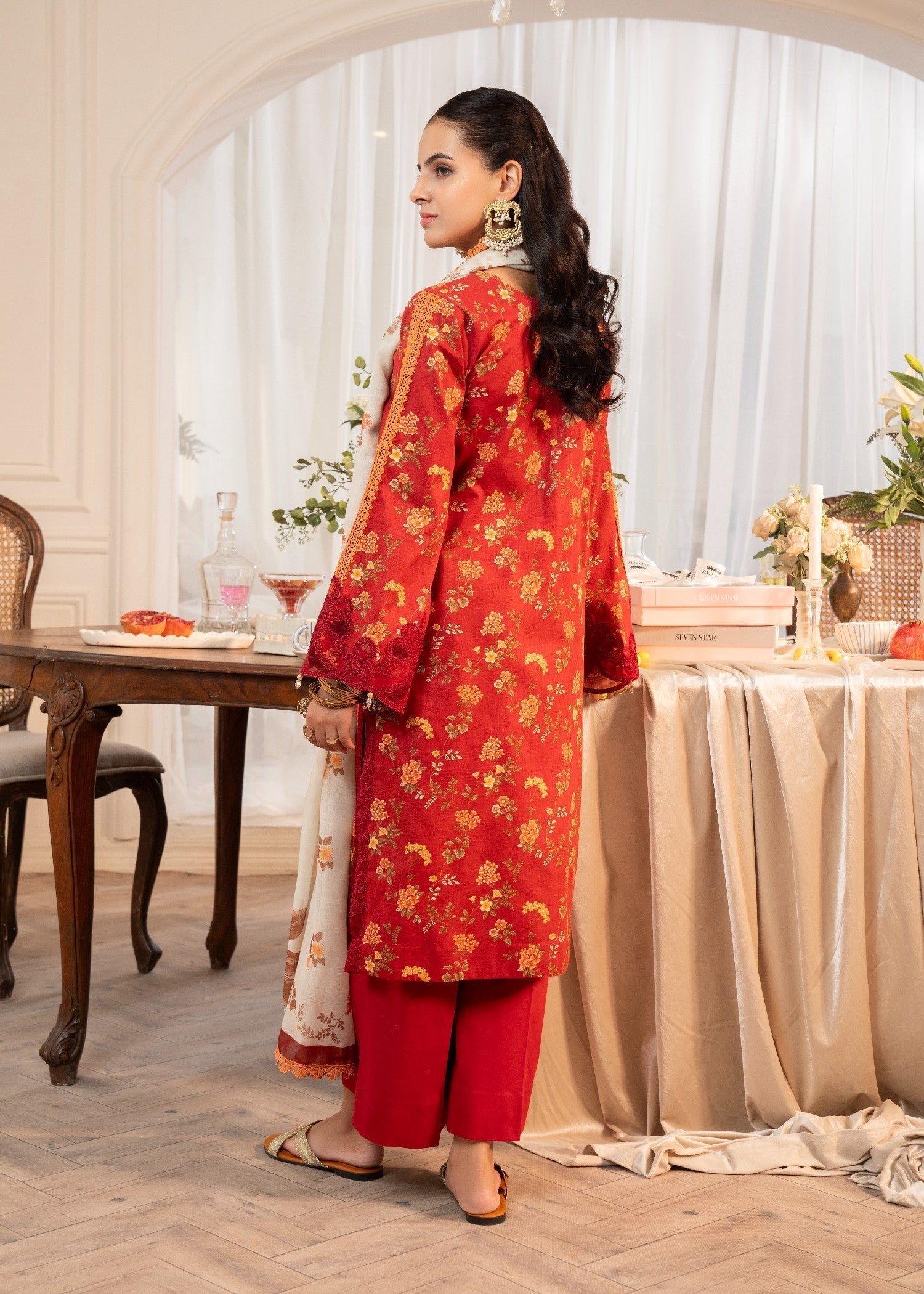 Maisa By Seven Star Printed Embroidered | MPT 2617 Women 3pcs