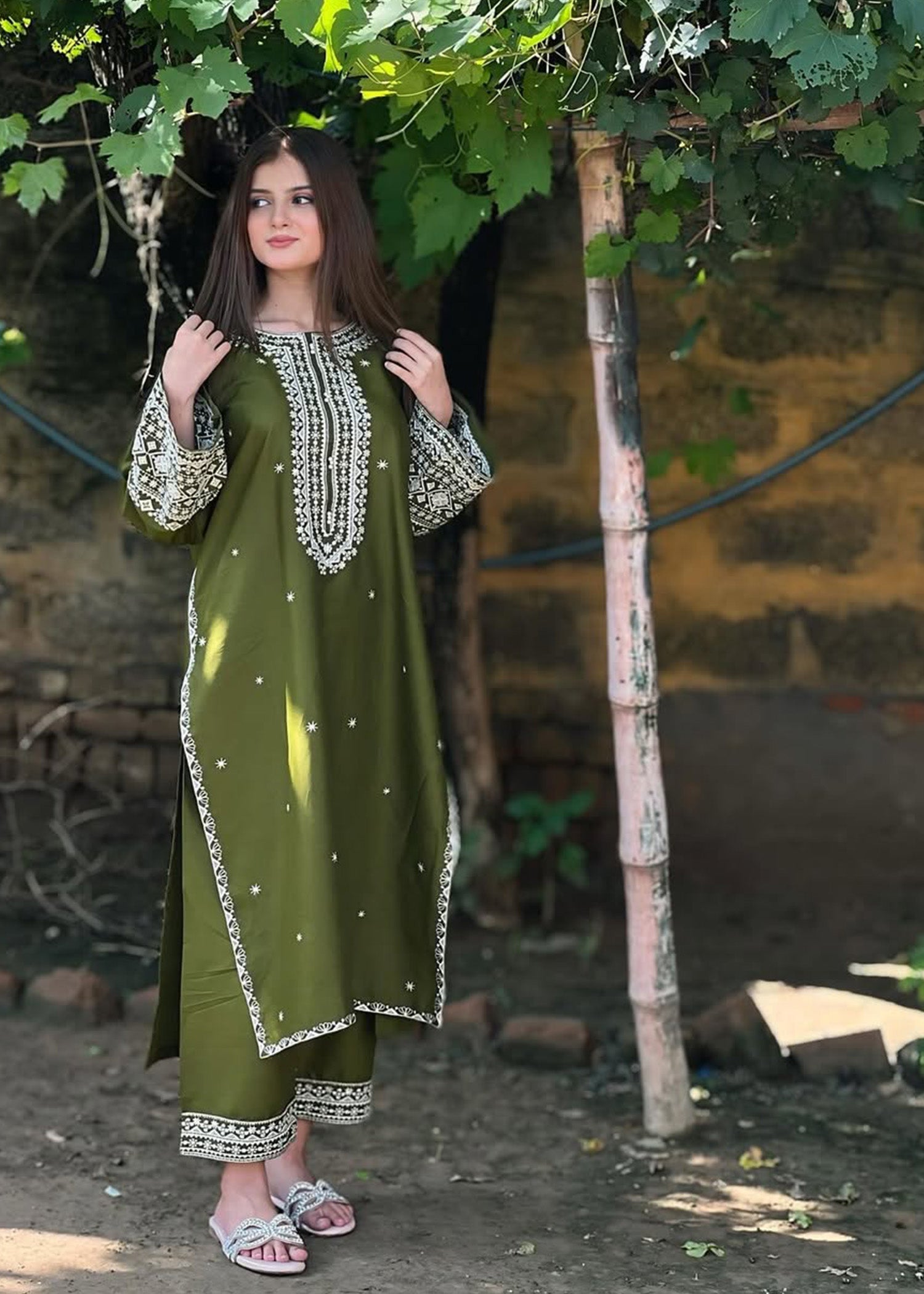 Chaudhary Arts Reyna Embroidered Women 2pcs