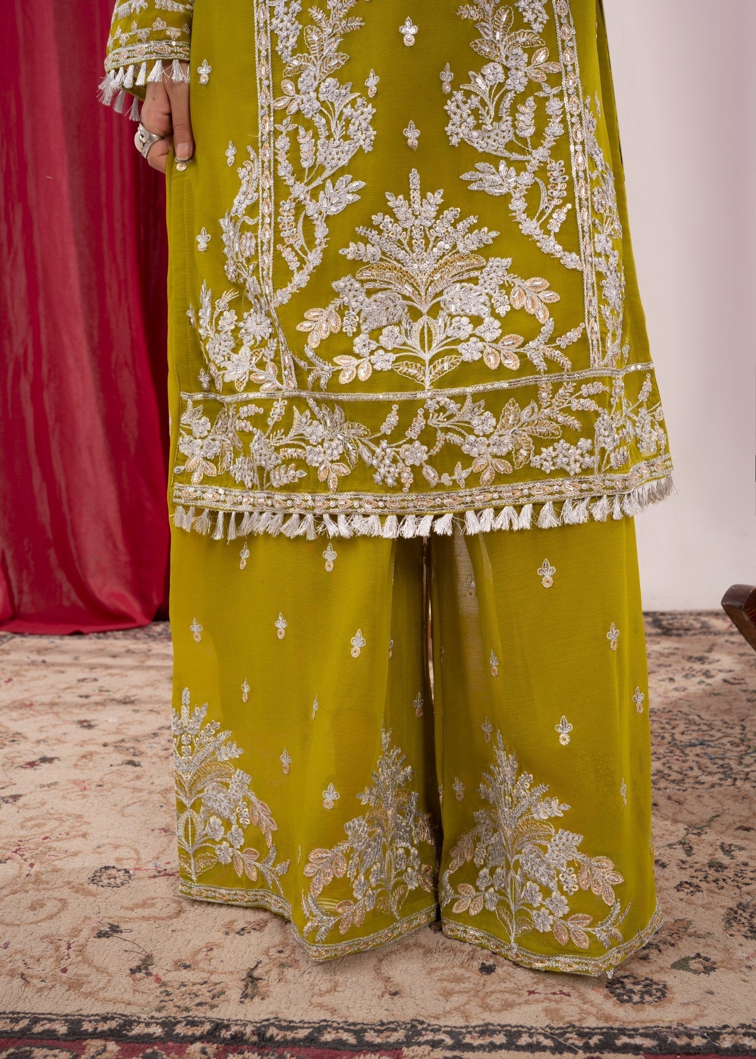 Four Season Boutique AFSHEEN PARROT GREEN Women 3pcs