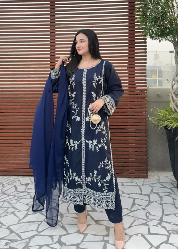 Bin Fatteh Fashion Quba Pret Women 3pcs