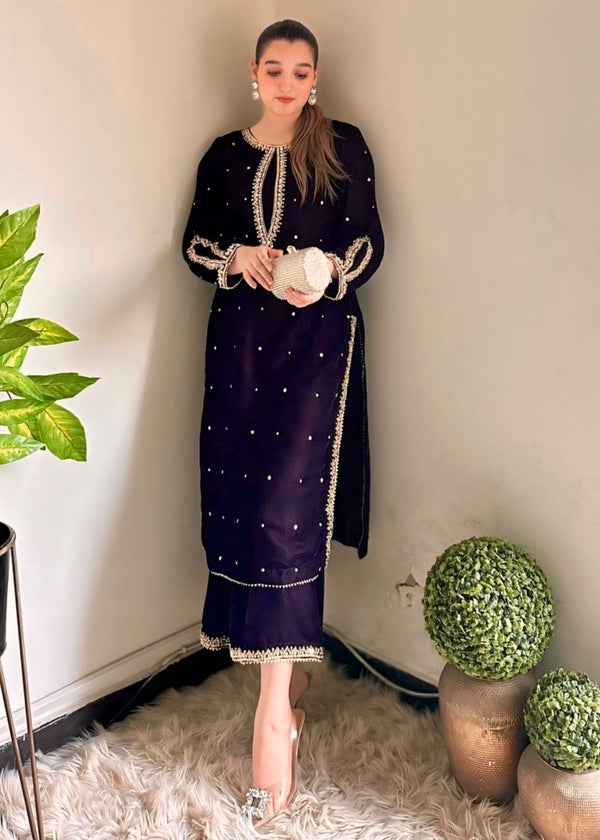 Laal Clothing Velvet V 02 Women 2pcs