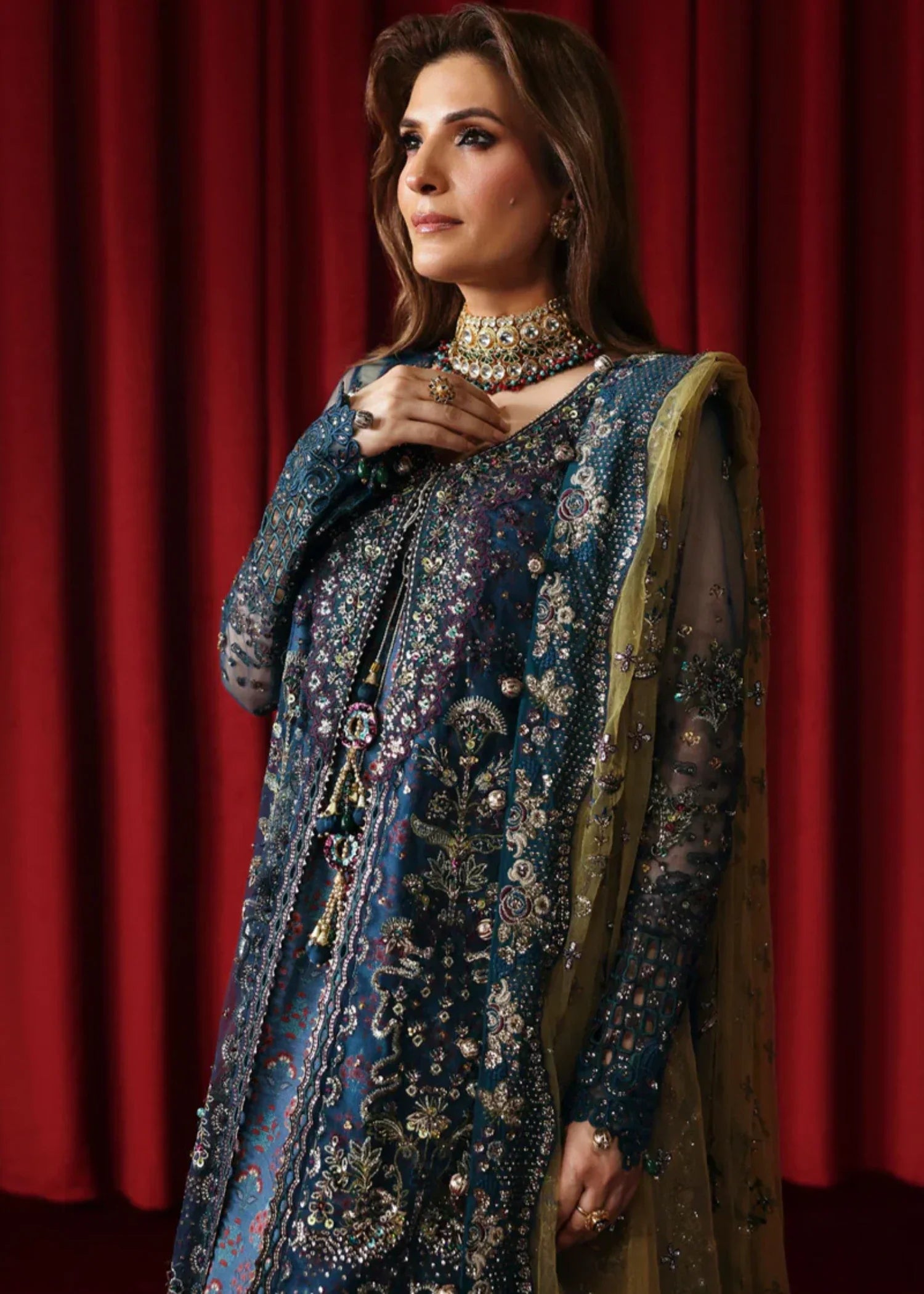 Nureh- NL 84 Resham Women 3pcs