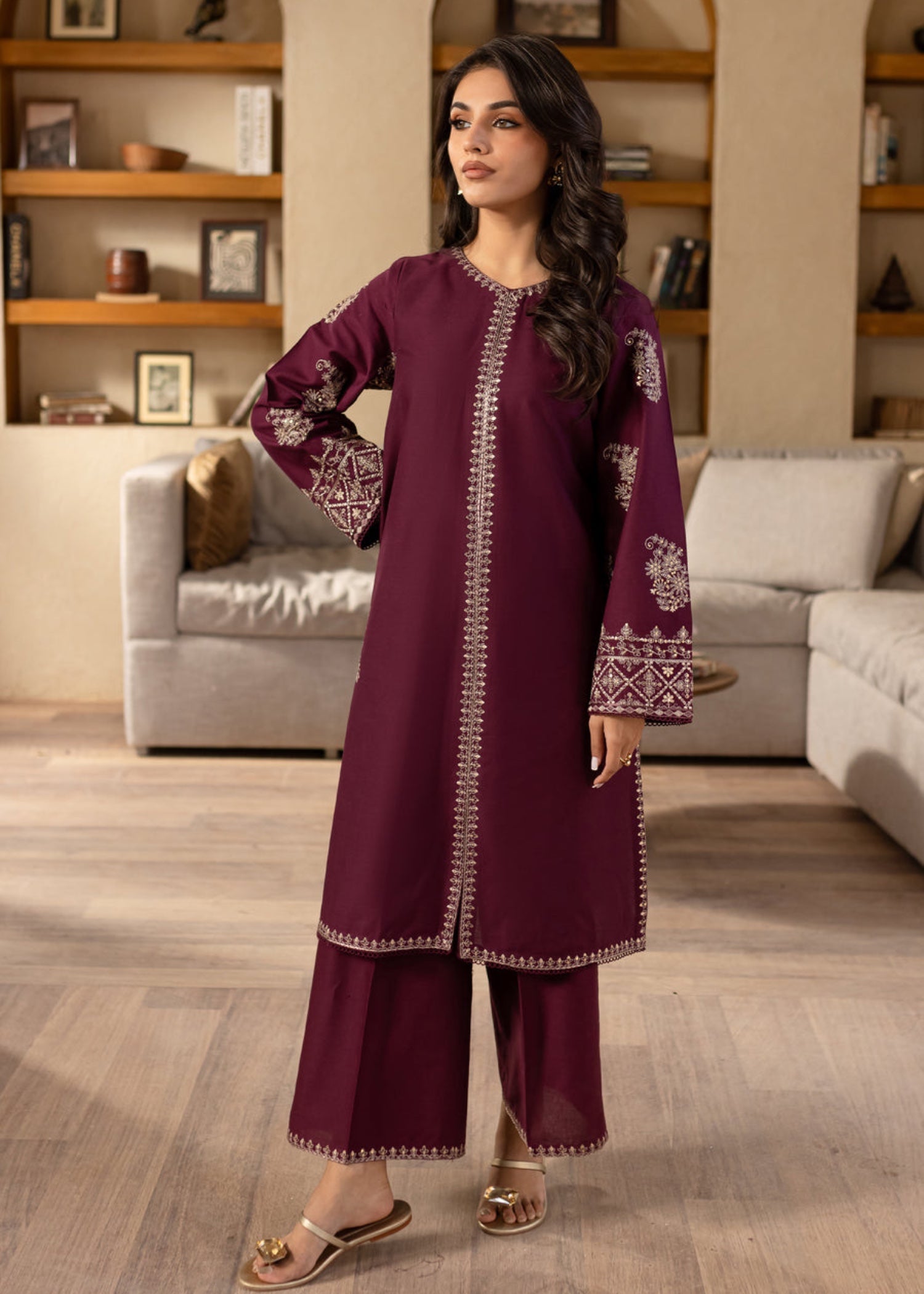 The Turkish Wear Nectar Plum Women 2pcs