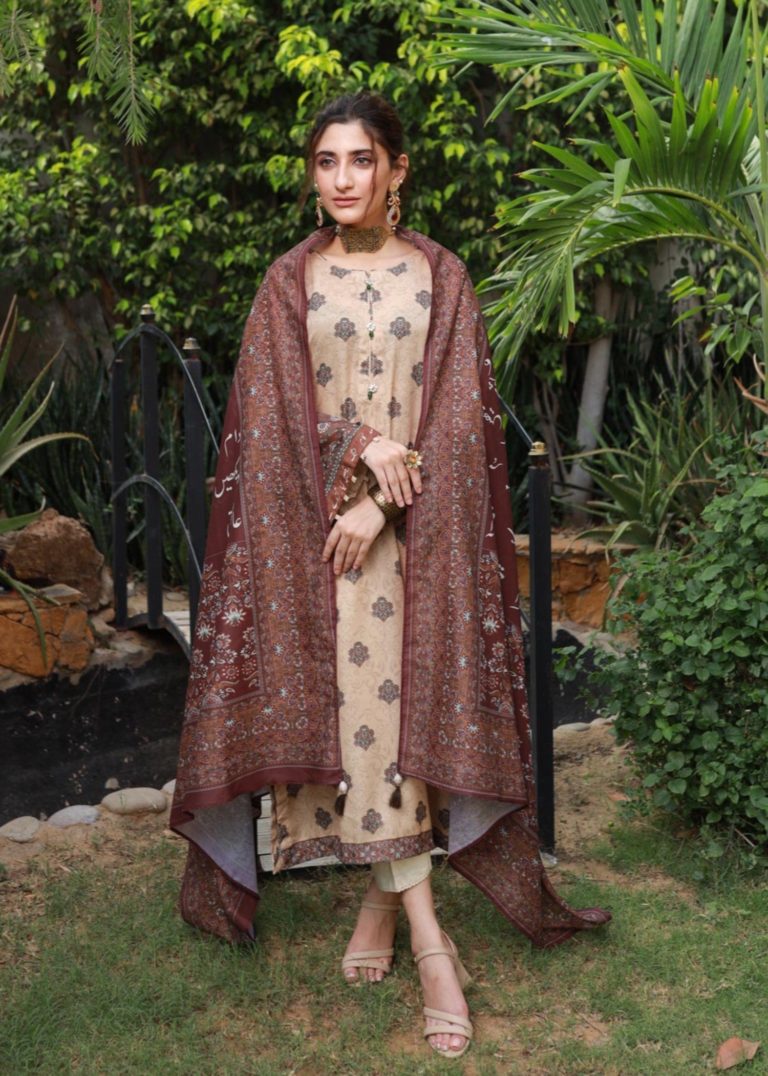 Tng (The Next Generation) Dewaan e Ghalib | | Stitched | Beige Women 2pcs