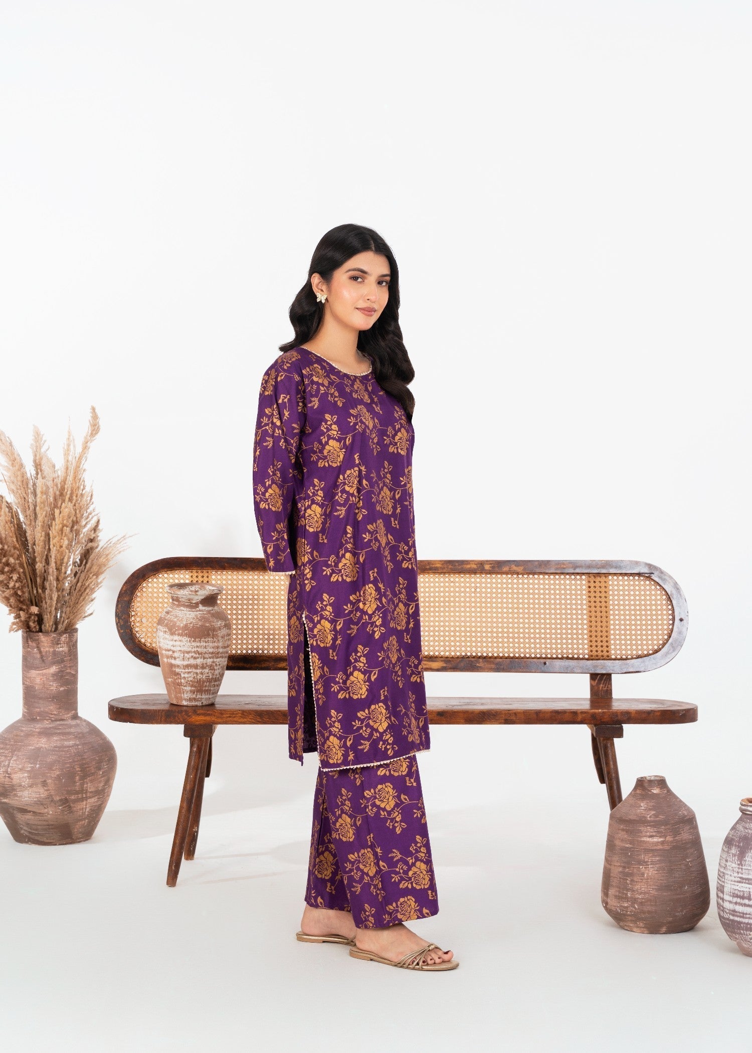 Stylish Collection ROSE PURPLE Women 2pcs