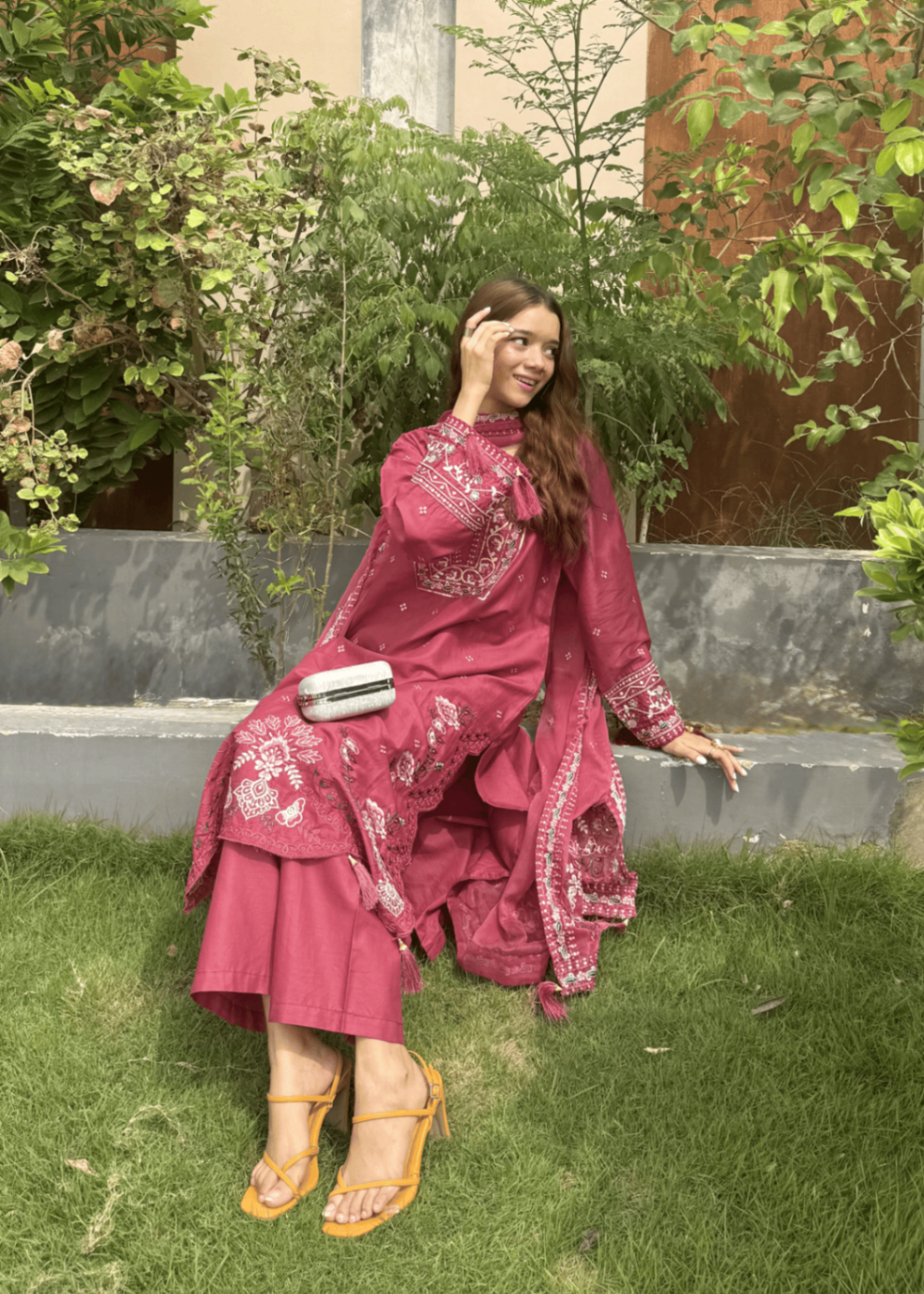 Chaudhary Arts Azeen Embroidered Women 3pcs