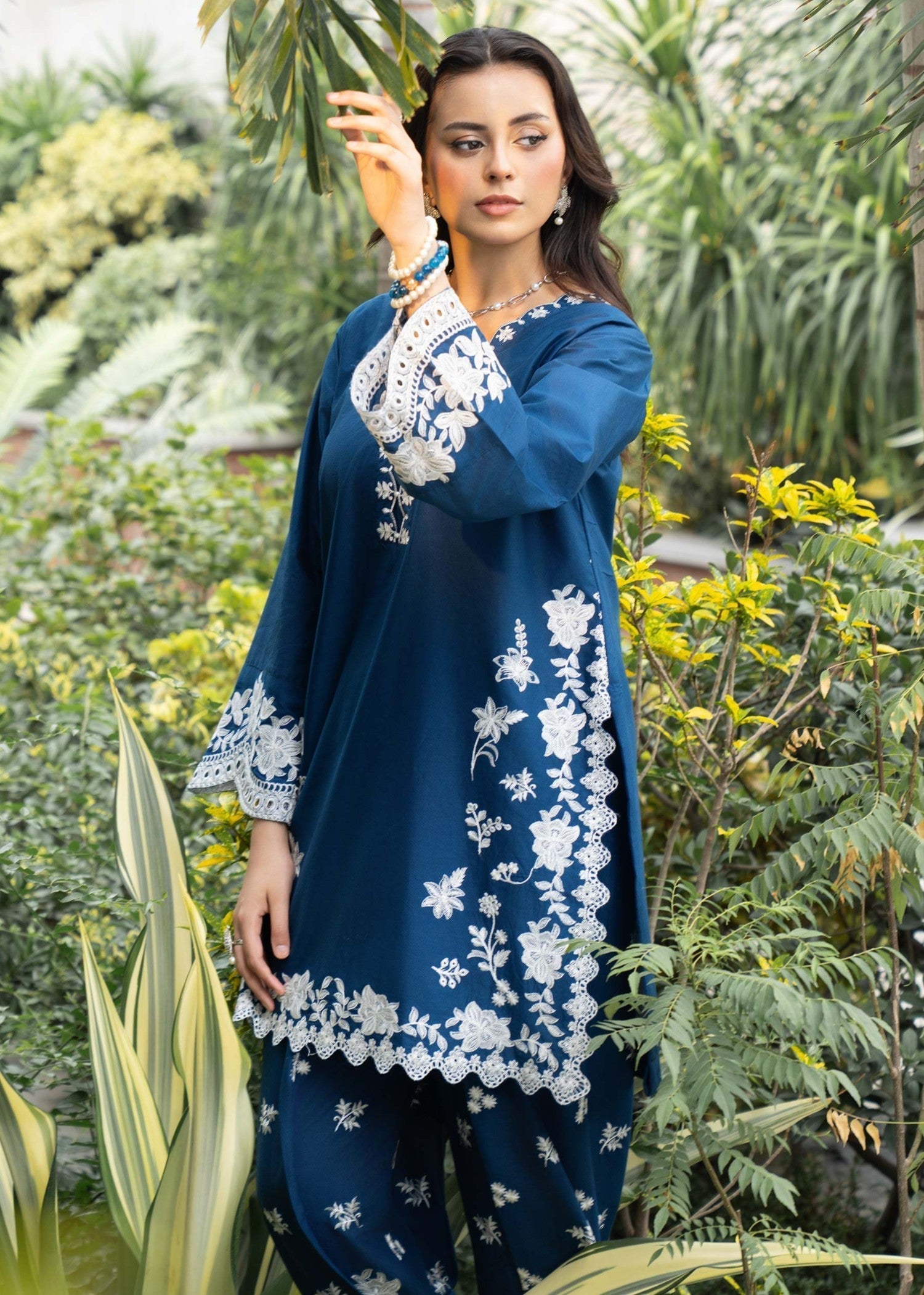 Panache Apparel BLUE PETAL Women 2pcs