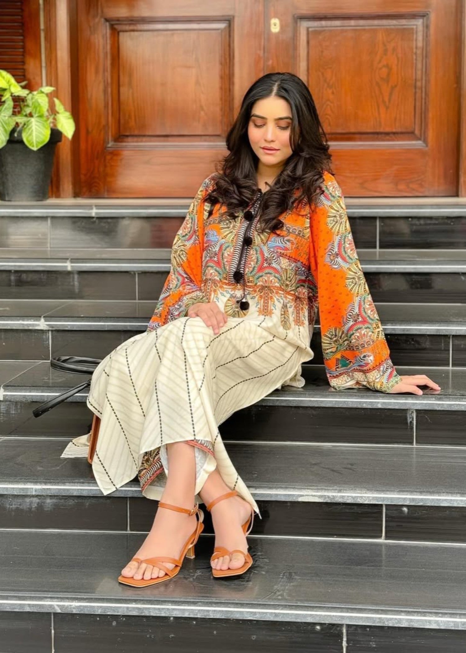 Tehzeeb Libas HIRA CORD SET Women 2pcs