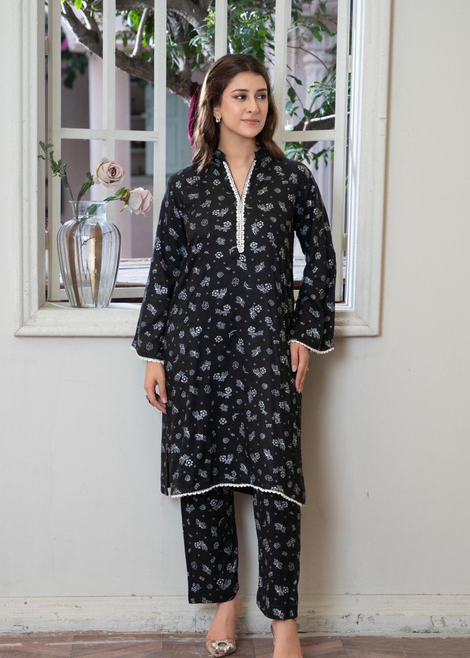 B.K Clothings Zahra Noir Women 2pcs