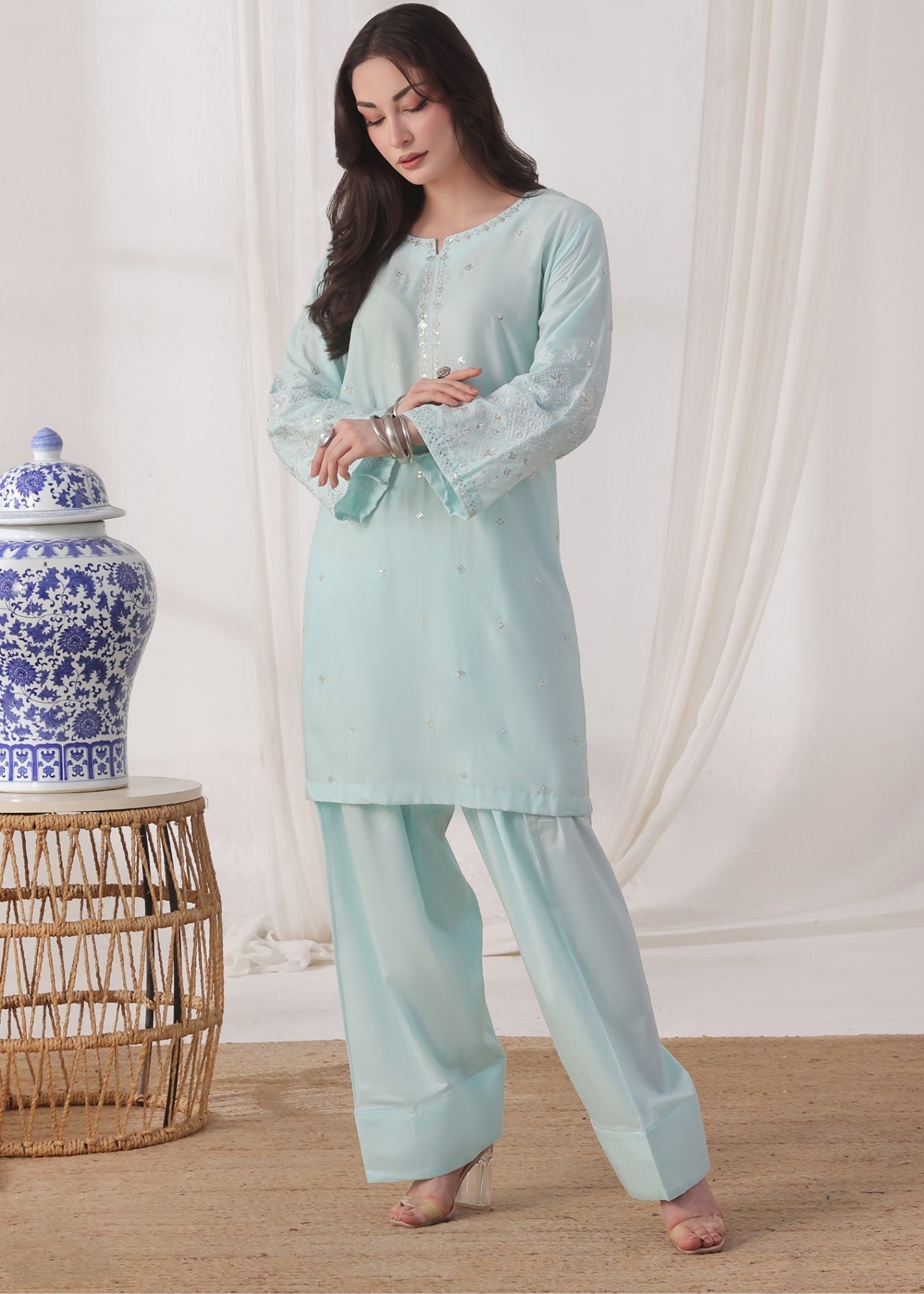 Ayra Pret Aks Ice Blue Women 2pcs