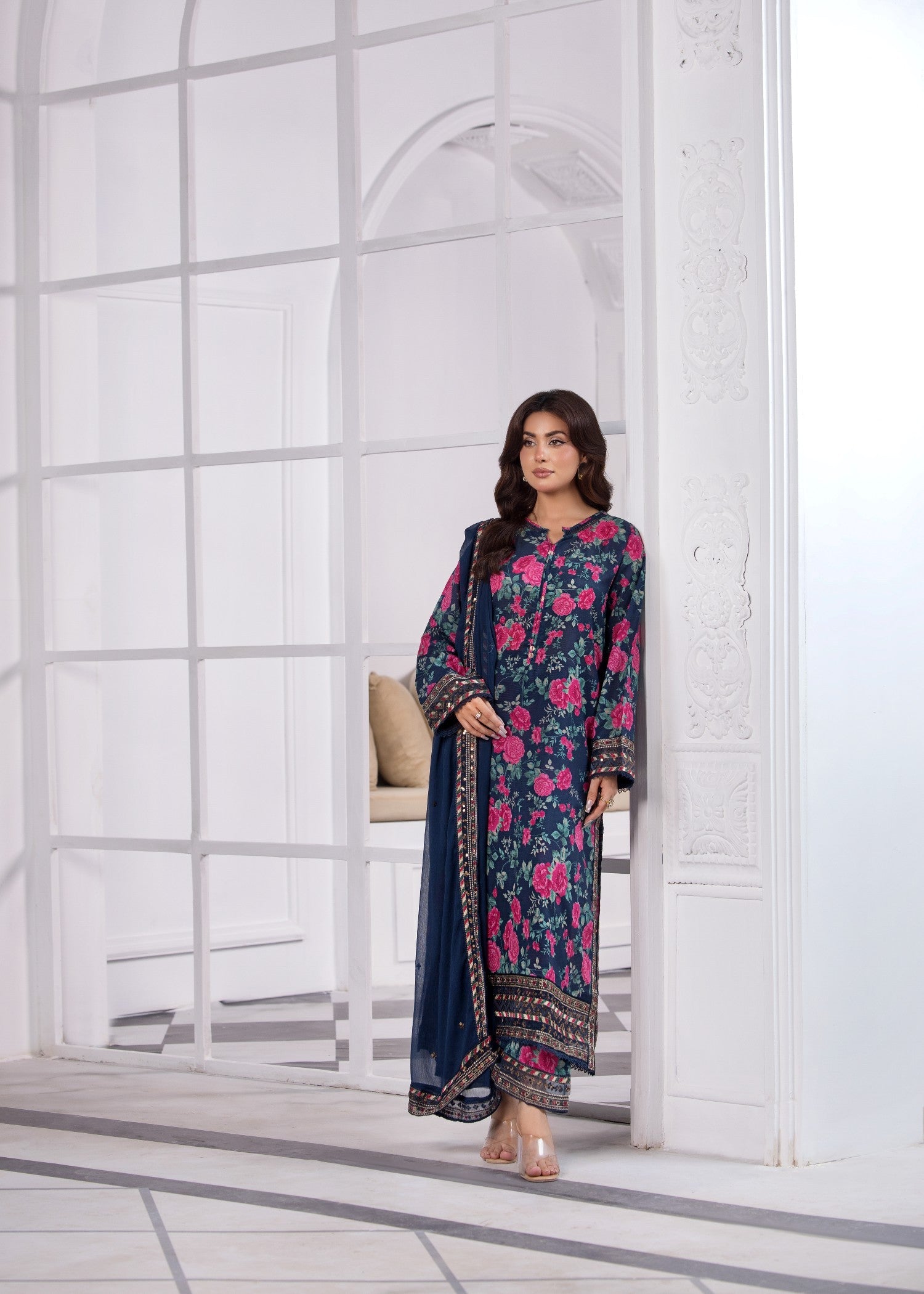 Bin Tayyab (BT006368 DBL 02) Women 3pcs