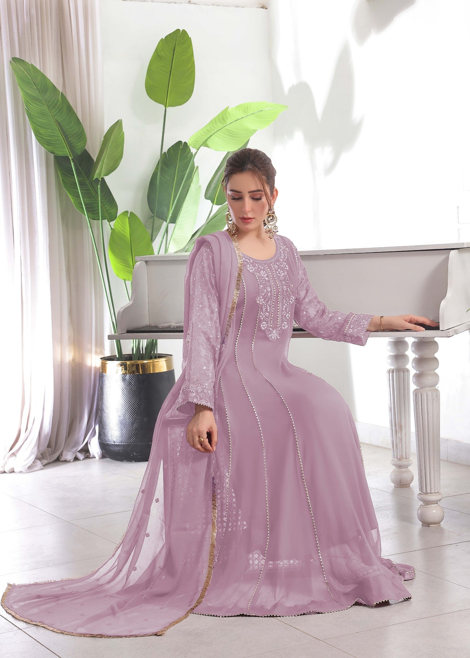 Alsiyab Raani Lilac Women 3pcs