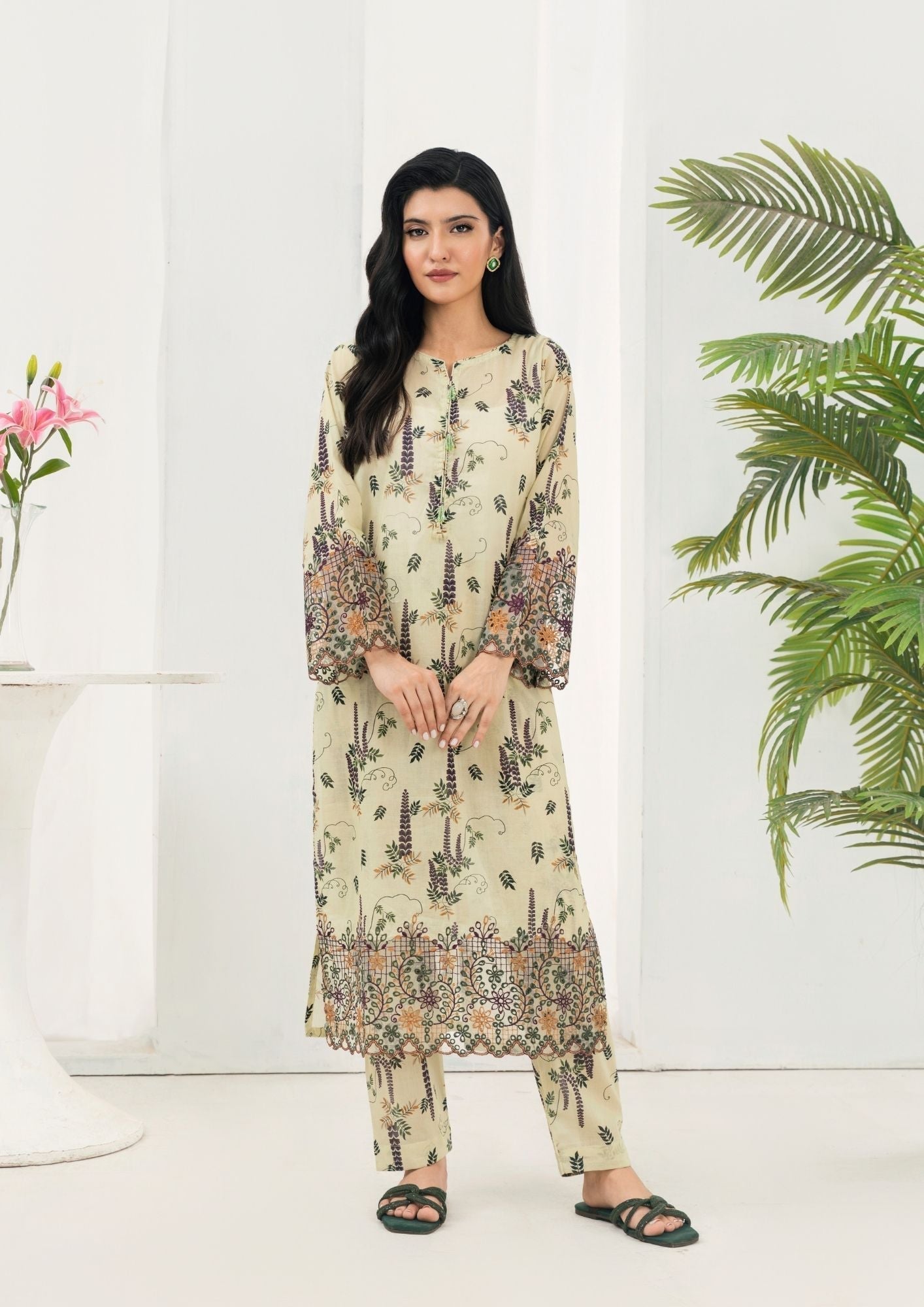 Alfatah Pret Printed Lawn with Embroidery GULZAAR S25 0009 Women 2pcs