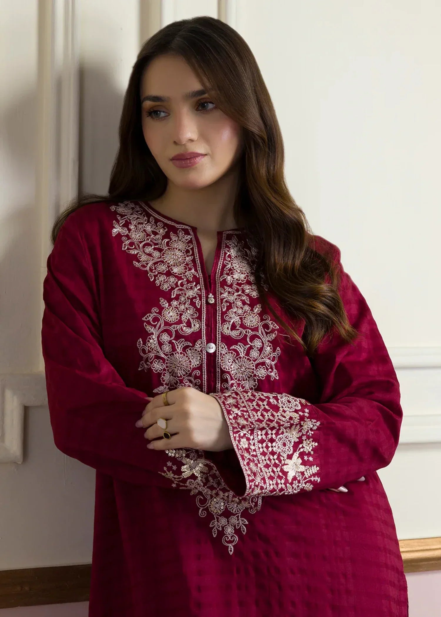 Zellbury WPS2522570 Maroon Women 2pcs