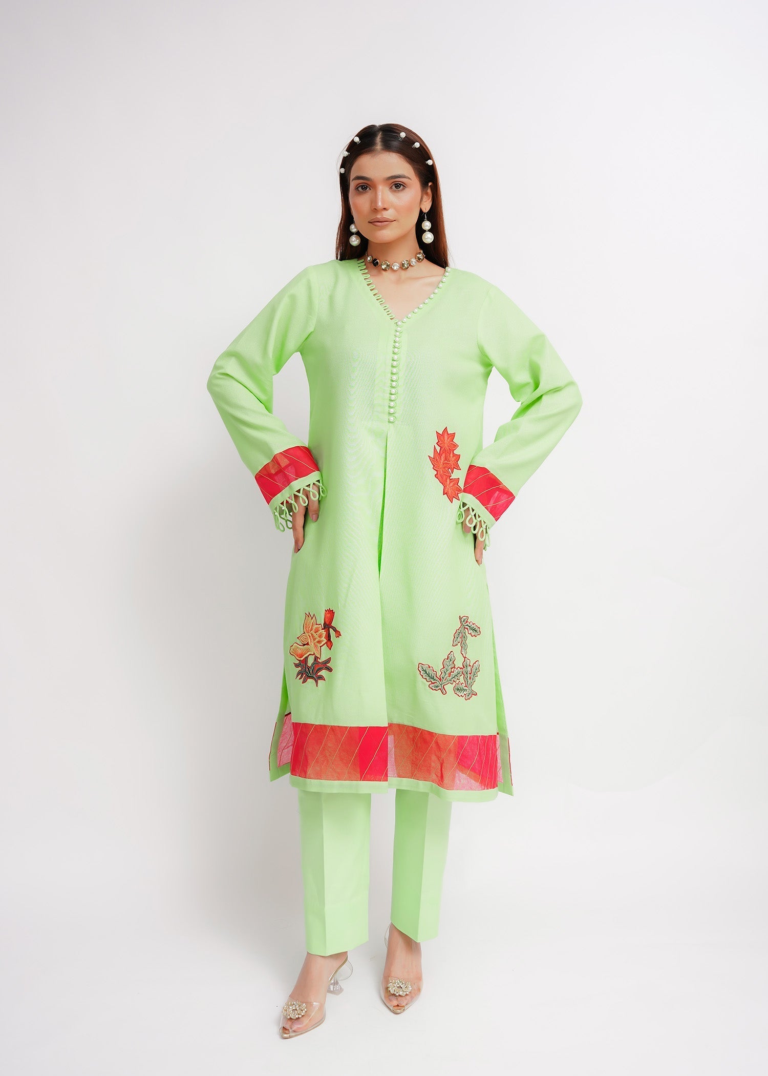 Fozia Khalid Hevin Women 2pcs