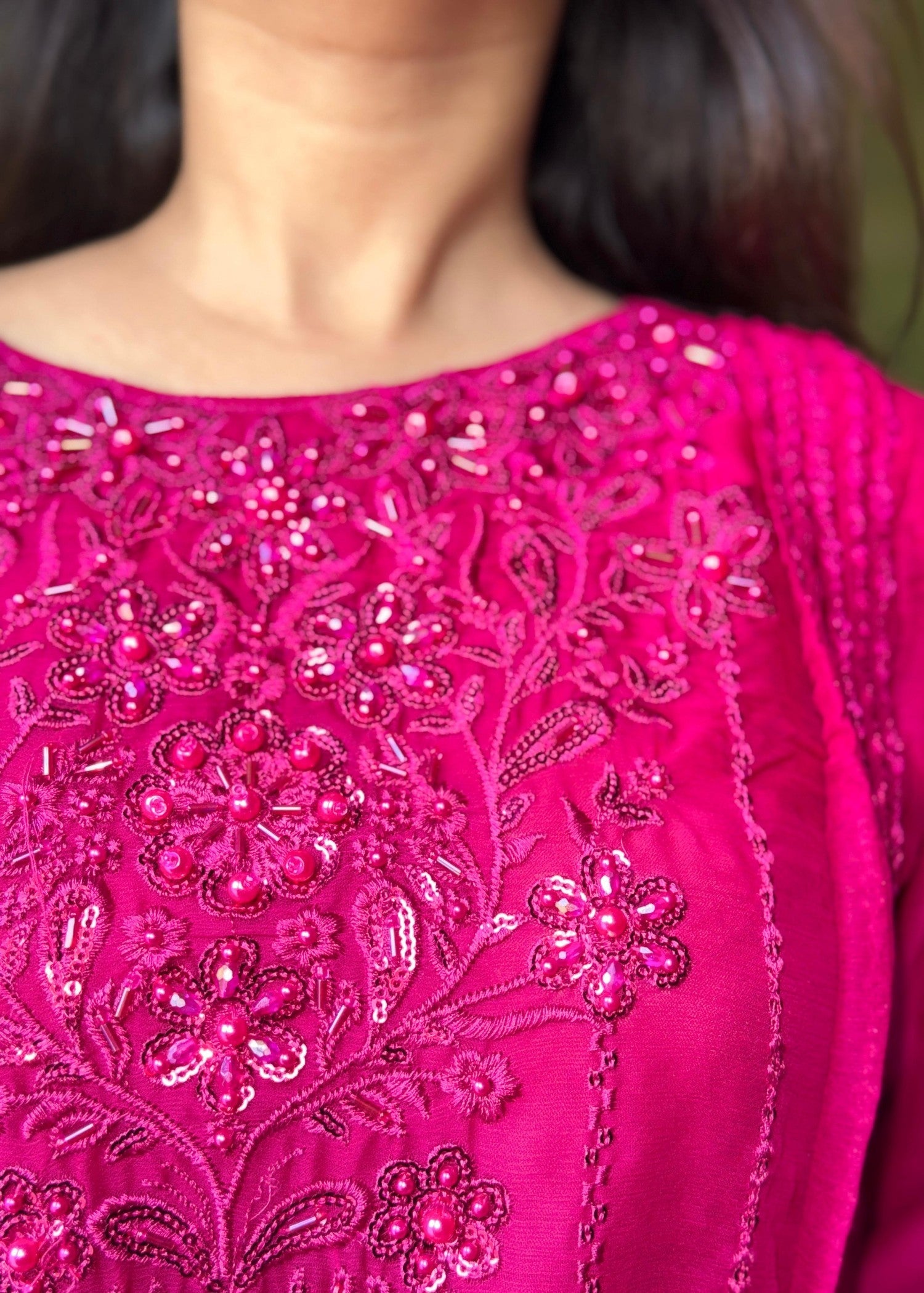 Inaaya Fashion Anoushah Shockin Pink Women 3pcs