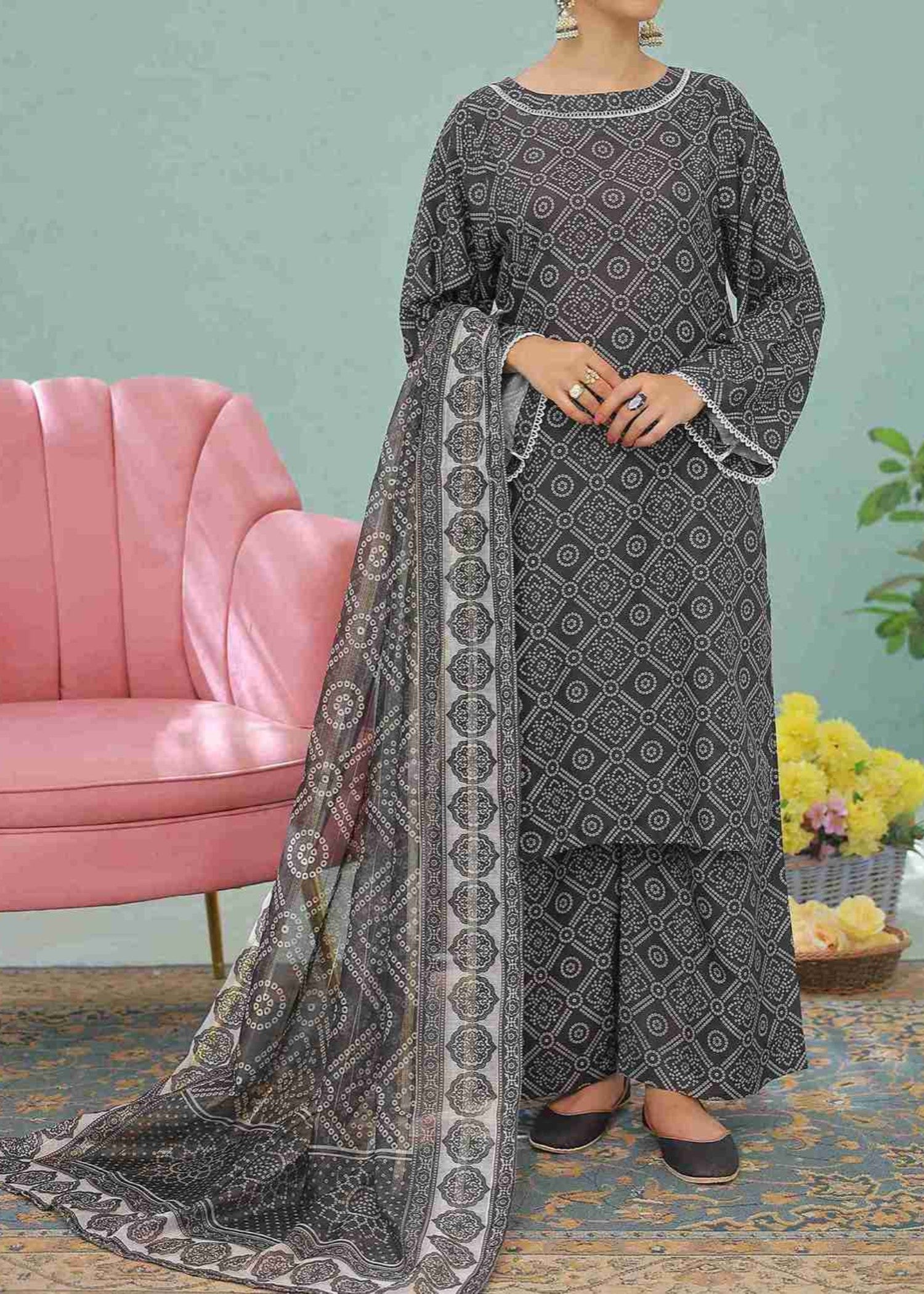 Zuruj Pret Chic Charcoal Women 3pcs