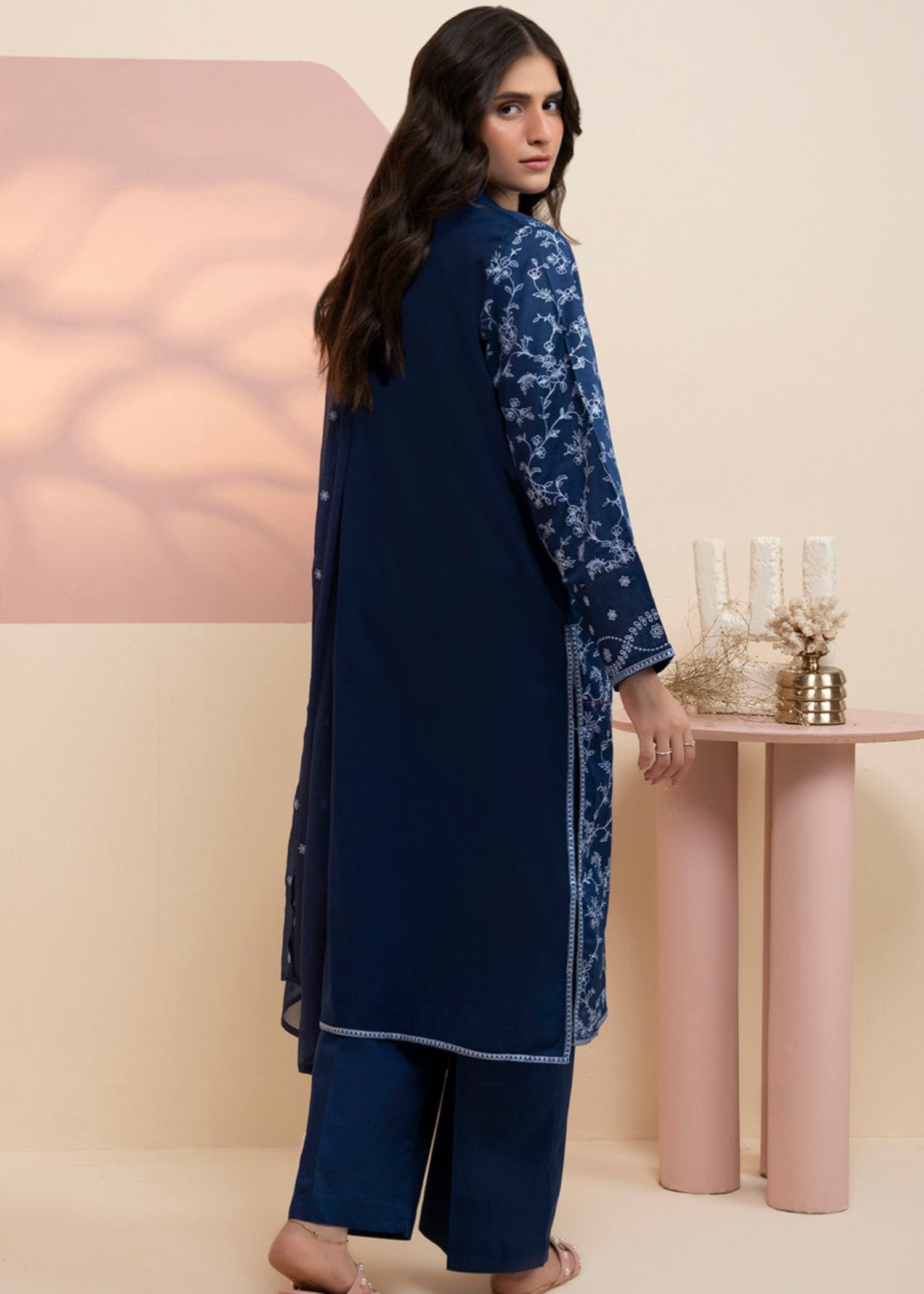 Zellbury WPS2532584 Navy Blue Women 3pcs