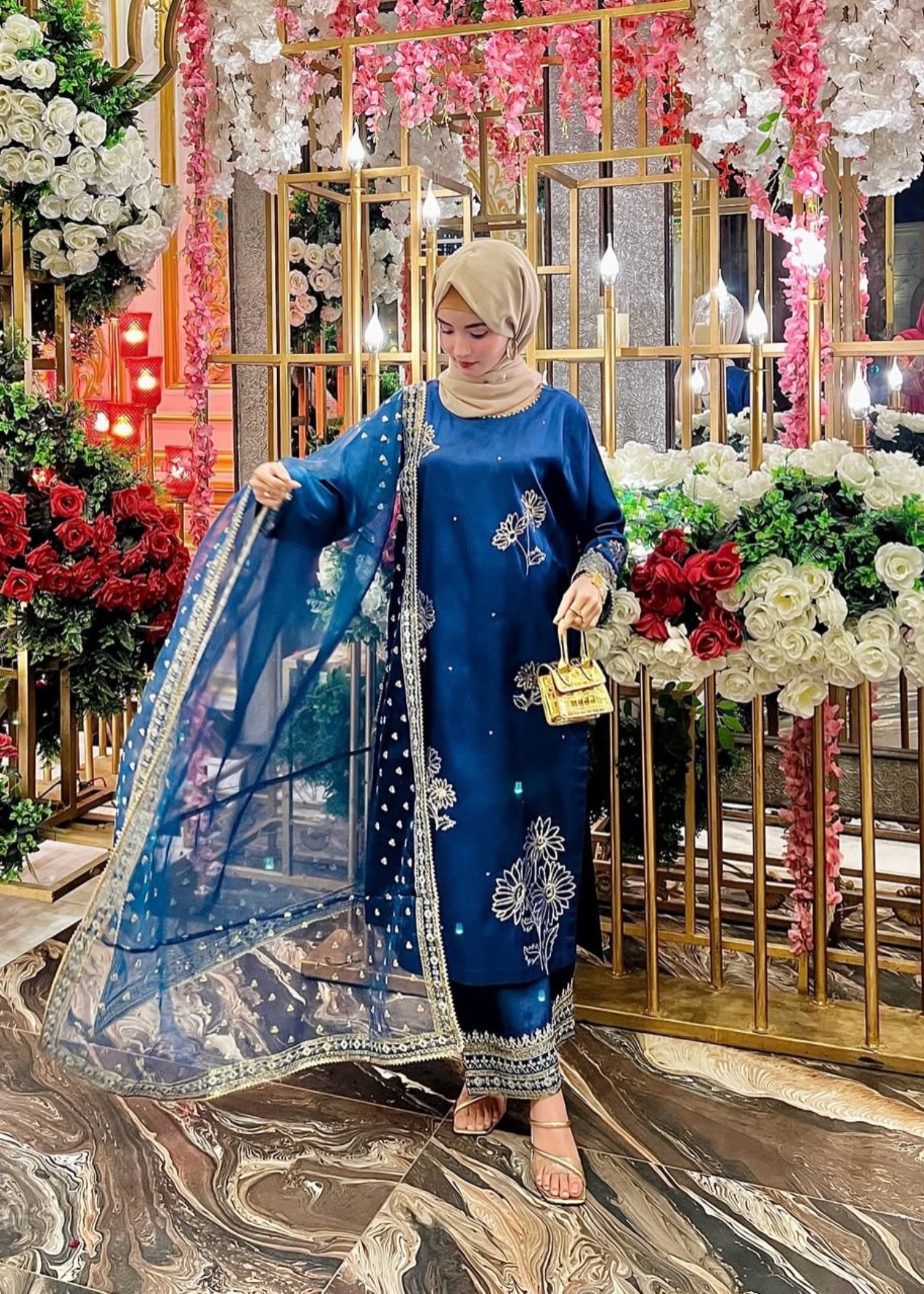 Suits By Sadia Flower style Women 3pcs