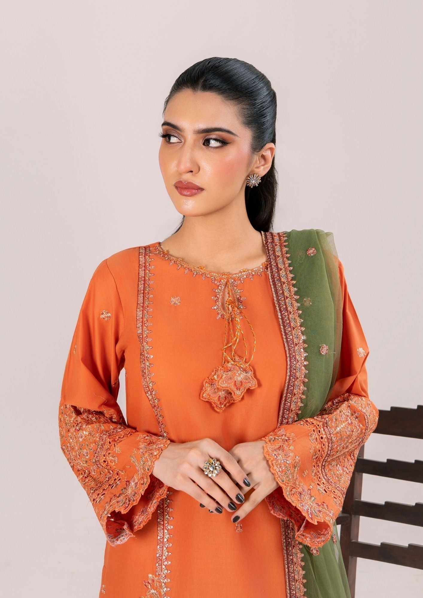 Alfatah Pret Embroidered Lawn ZAUQ S25 0006 Women 3pcs