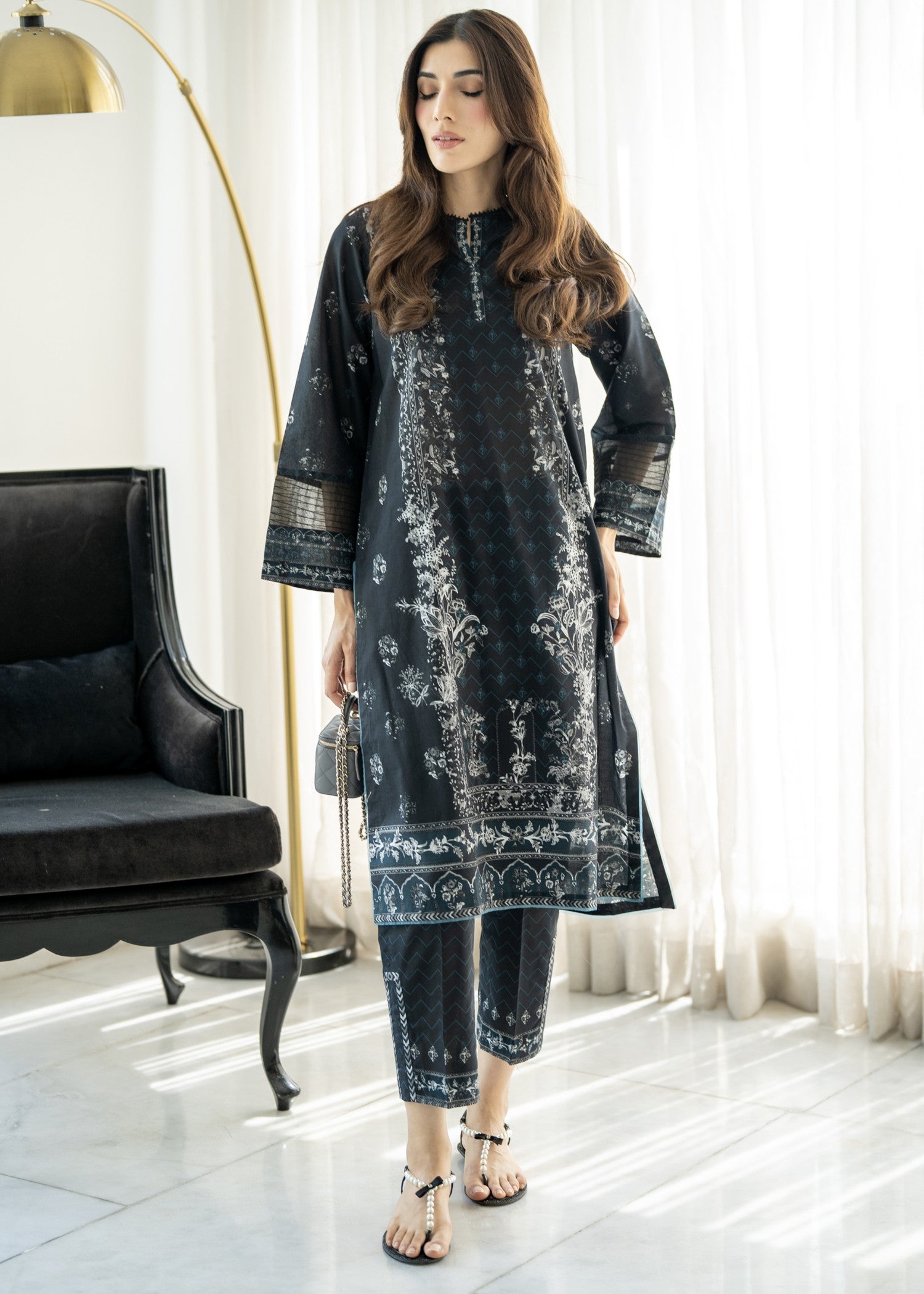 Sahar Dark Rose Women 2pcs