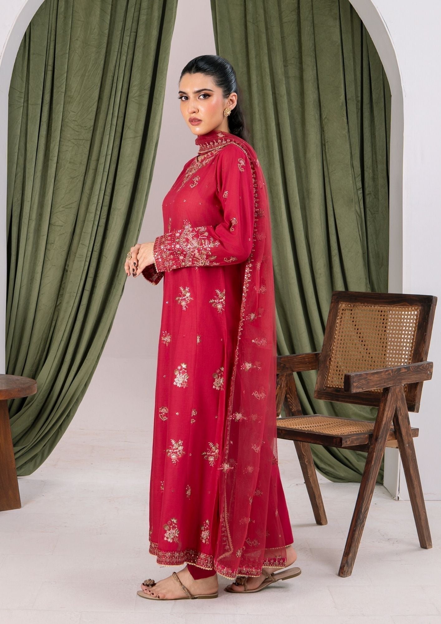 Alfatah Pret Embroidered Lawn ZAUQ S25 0005 Women 3pcs