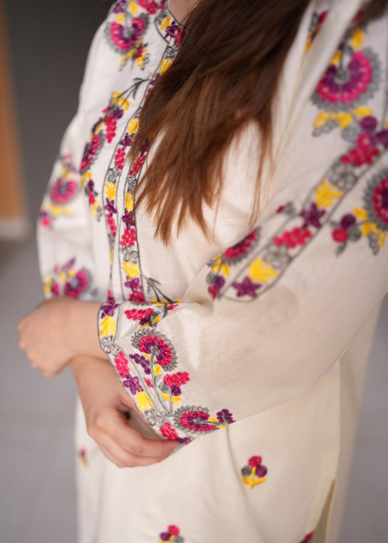 Tehzeeb Libas SOHNI KHADI NET Women 2pcs