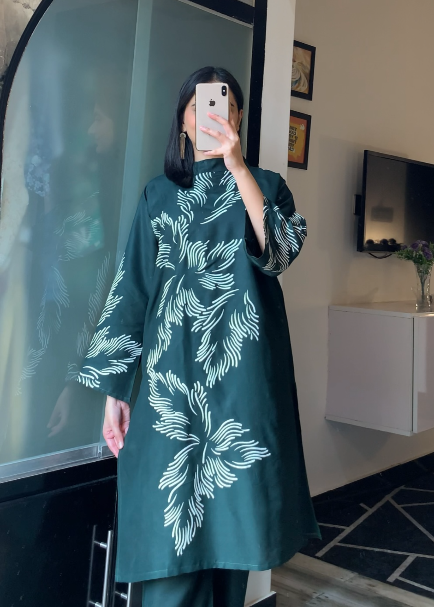 Anabya Garments JAZMEEN GREEN Women 2pcs