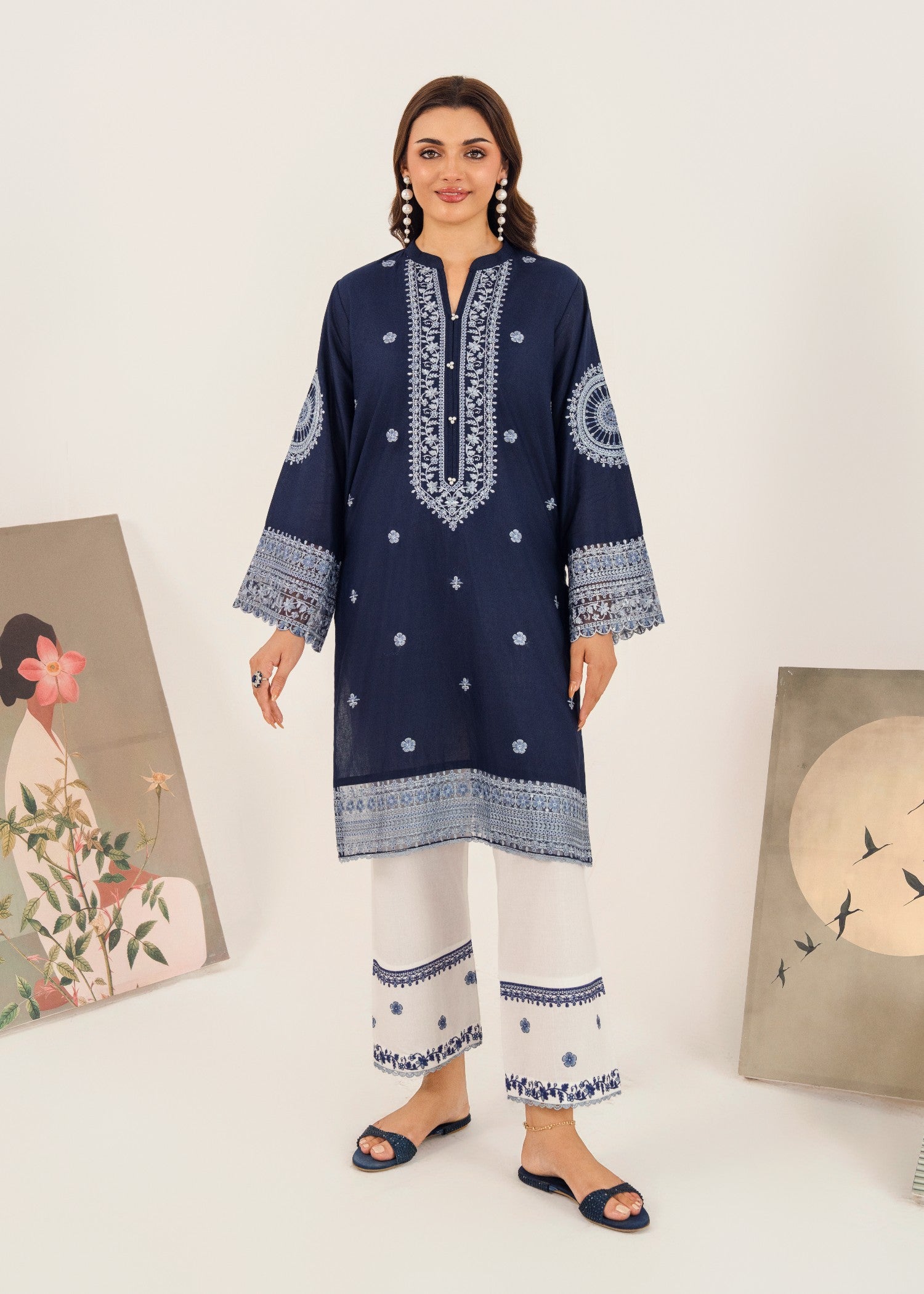 Zoya&Zafar Azure Women 2pcs