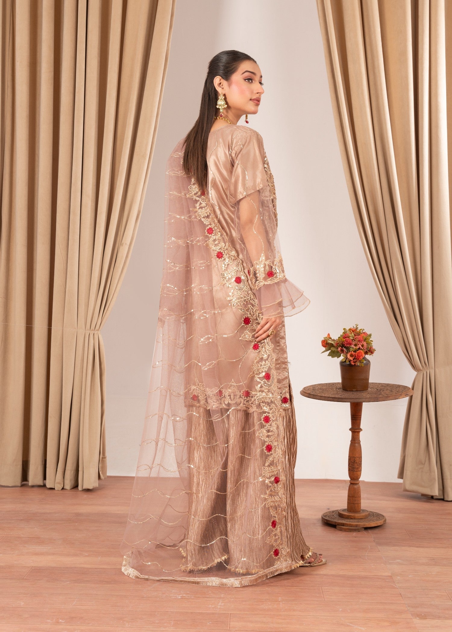 Four Season Boutique MALHAAR CRUSH COFFEE Women 3pcs