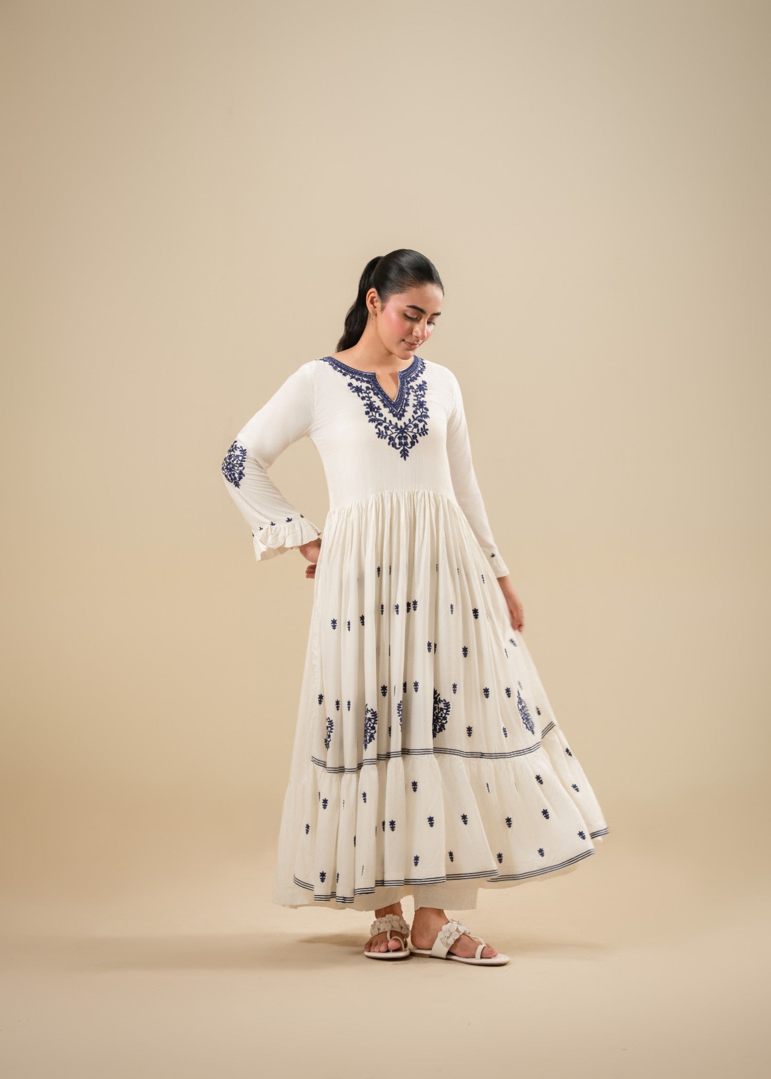 Akhrot Clothing Ivory Whisper Women 2pcs