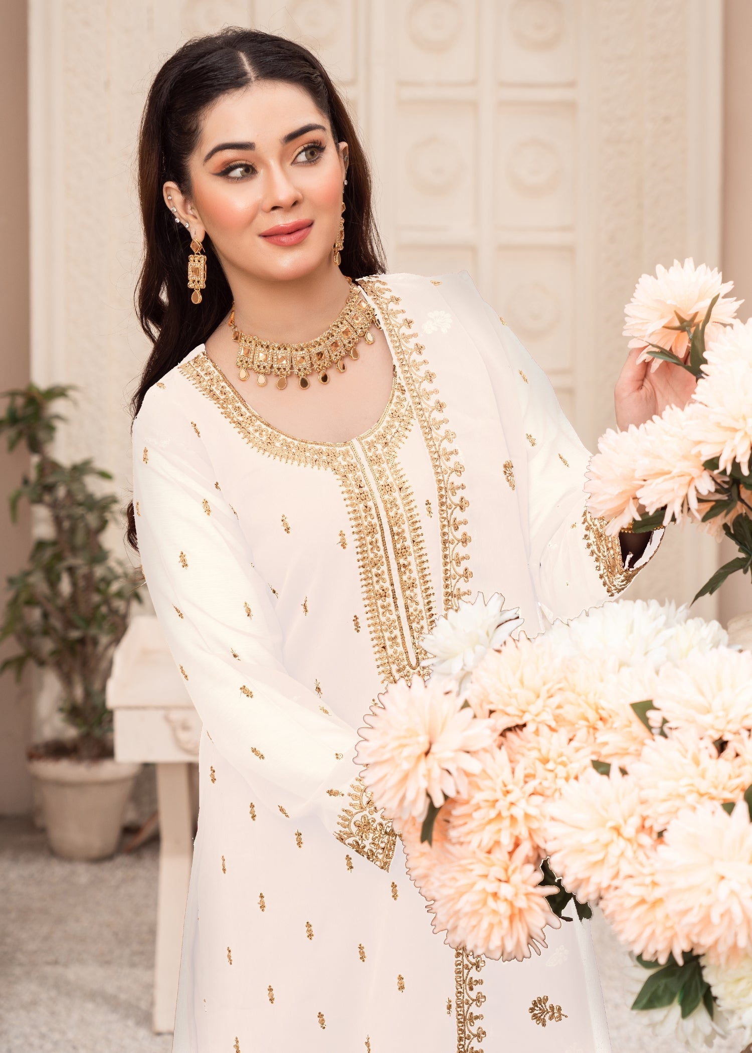 Abaan Zohan Ada Off White Women 3pcs