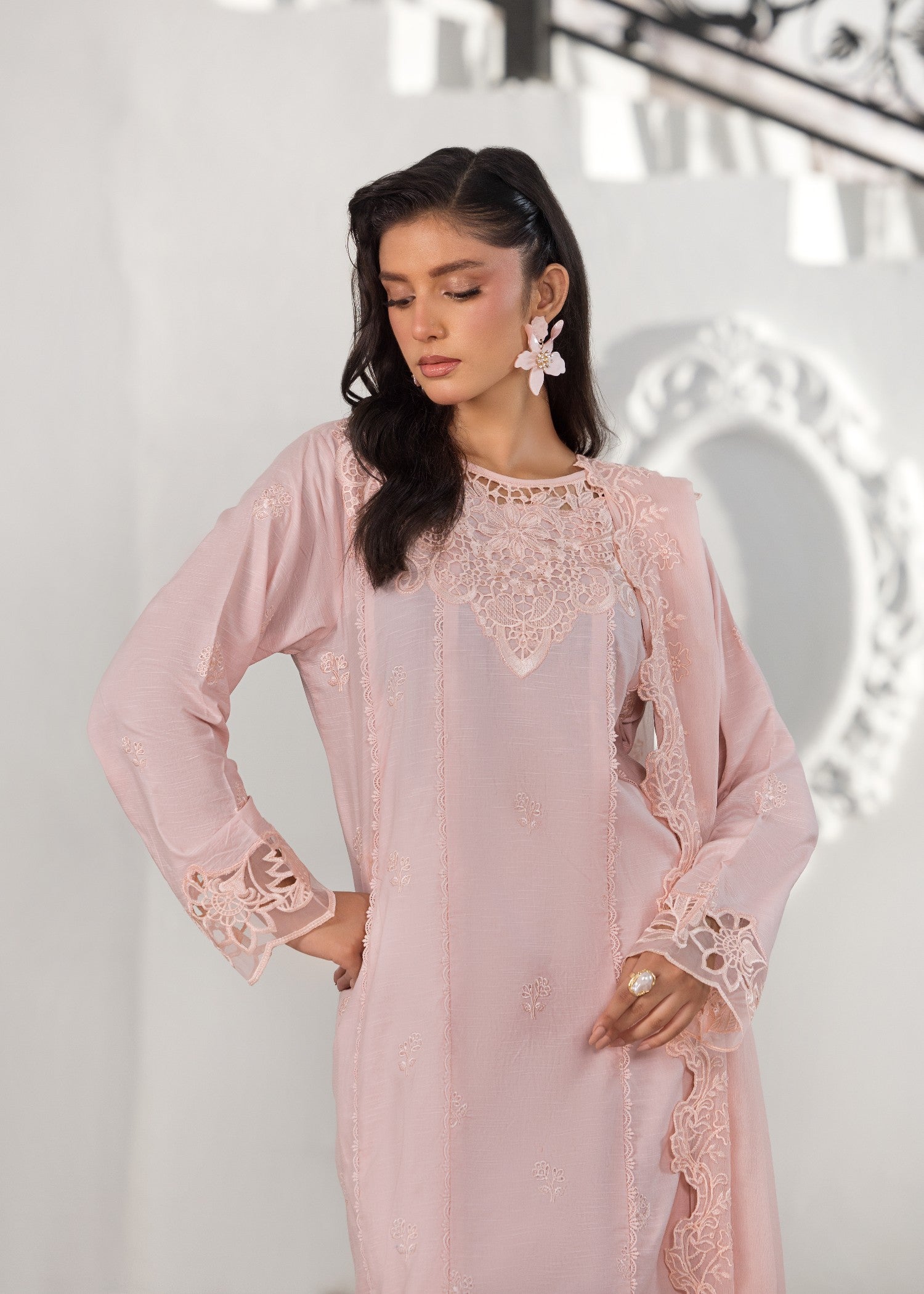 Bin Tayyab (BT006287 B PNK) Women 3pcs