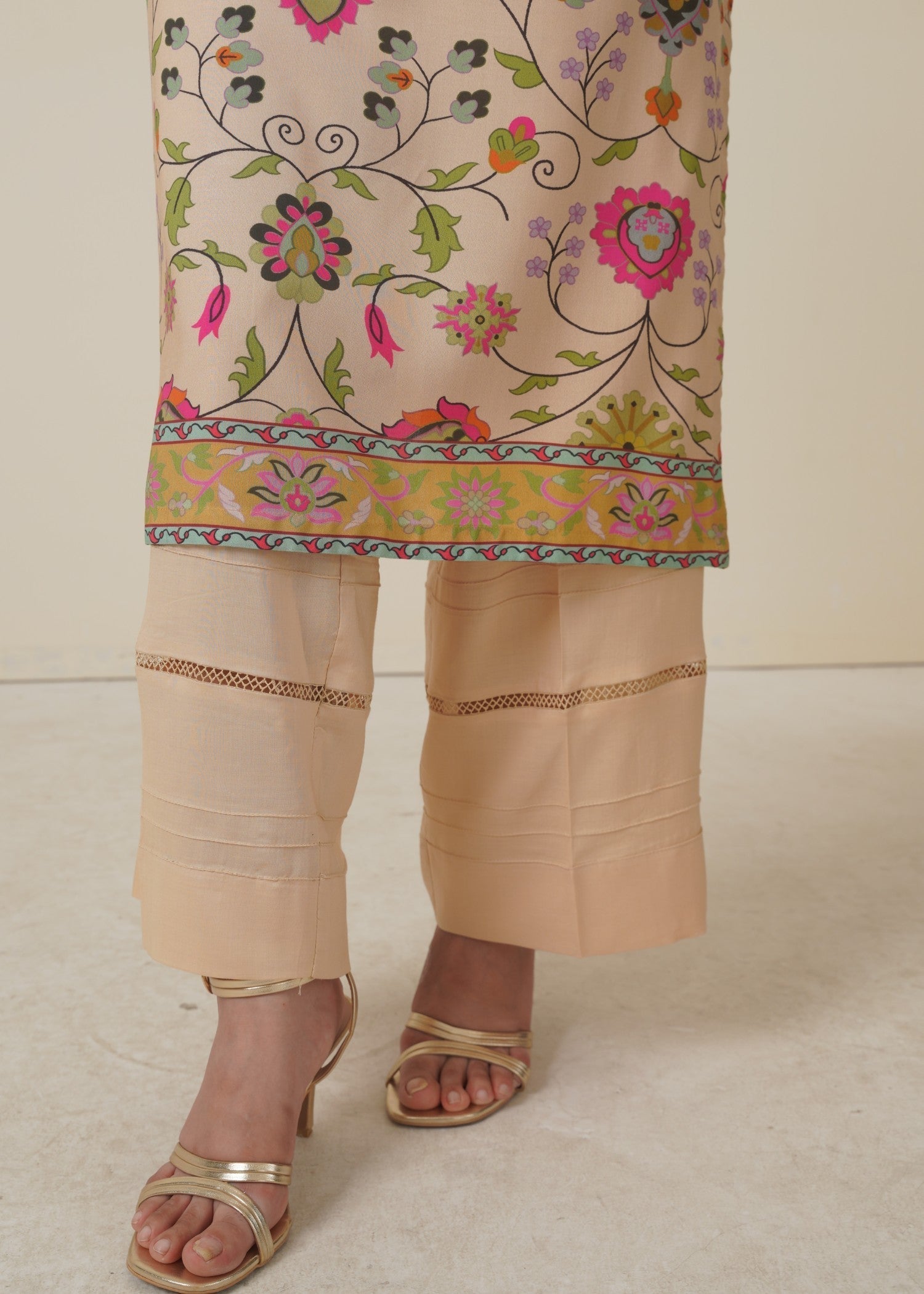 Aroshlay Linen Dress 3 | Unstitched Women 3pcs