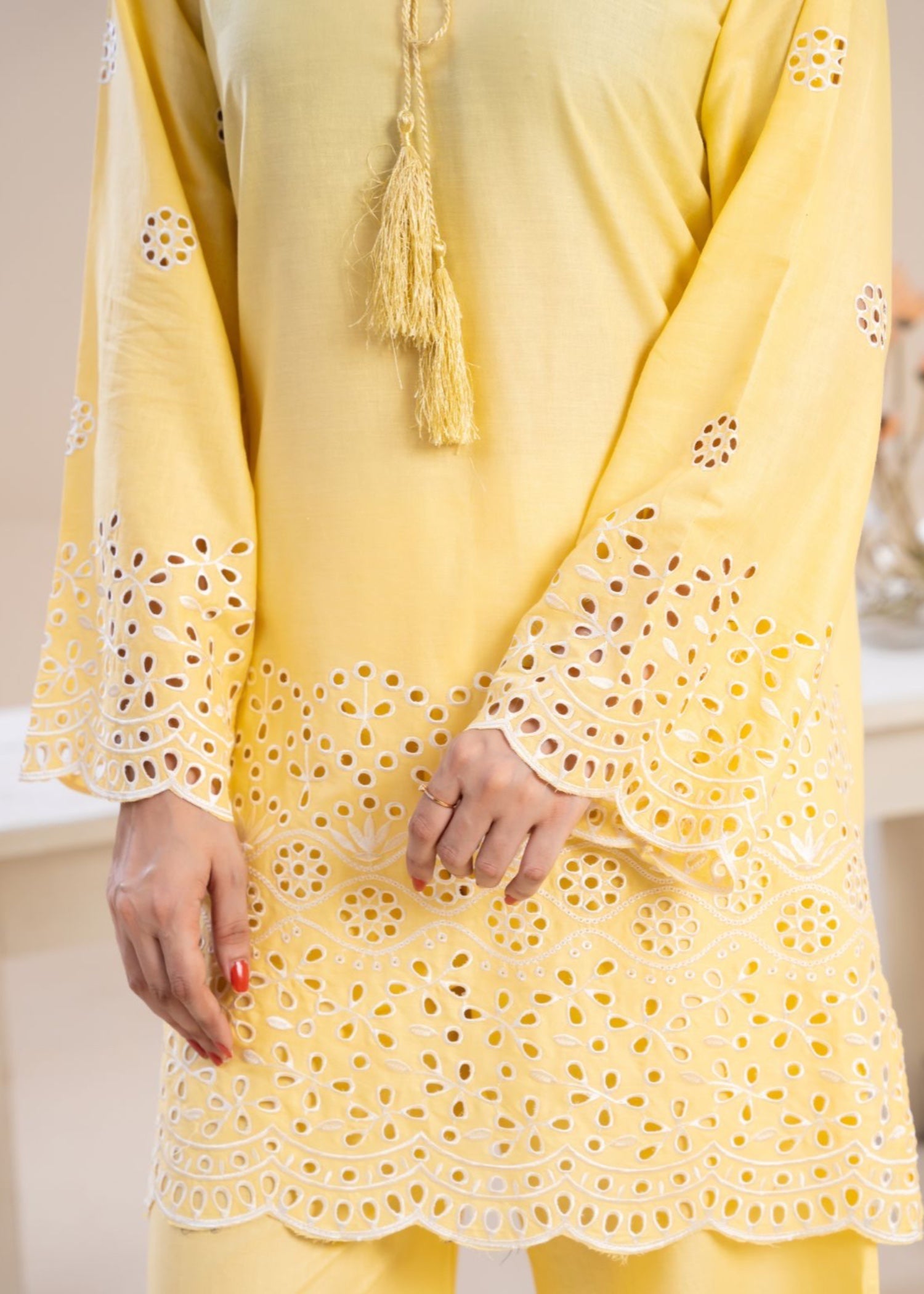 Zeenat & Zoha Lime Women 2pcs